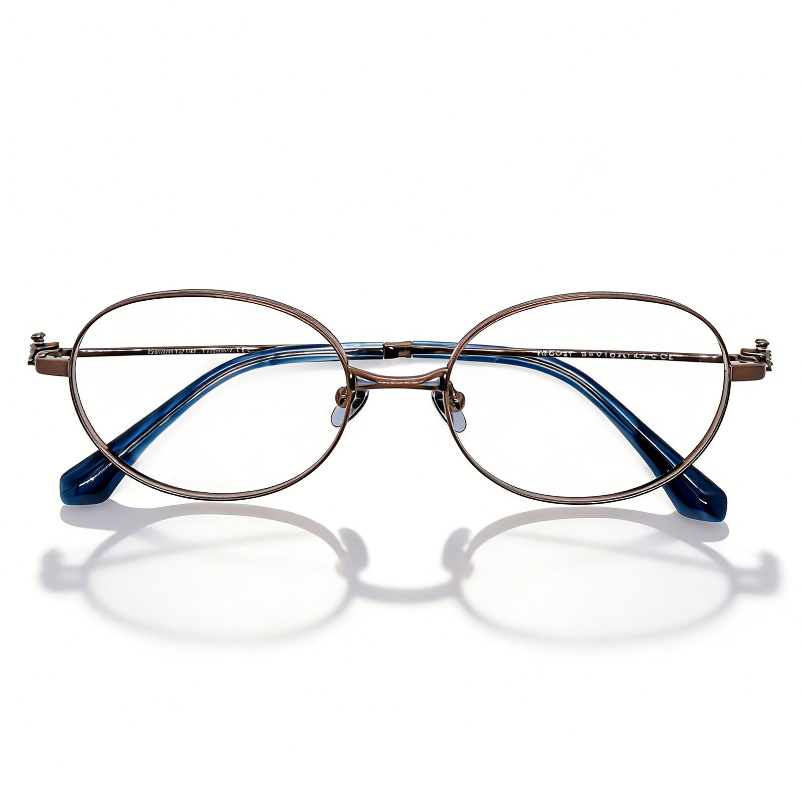 Classic Oval Metal Eyeglasses Frame