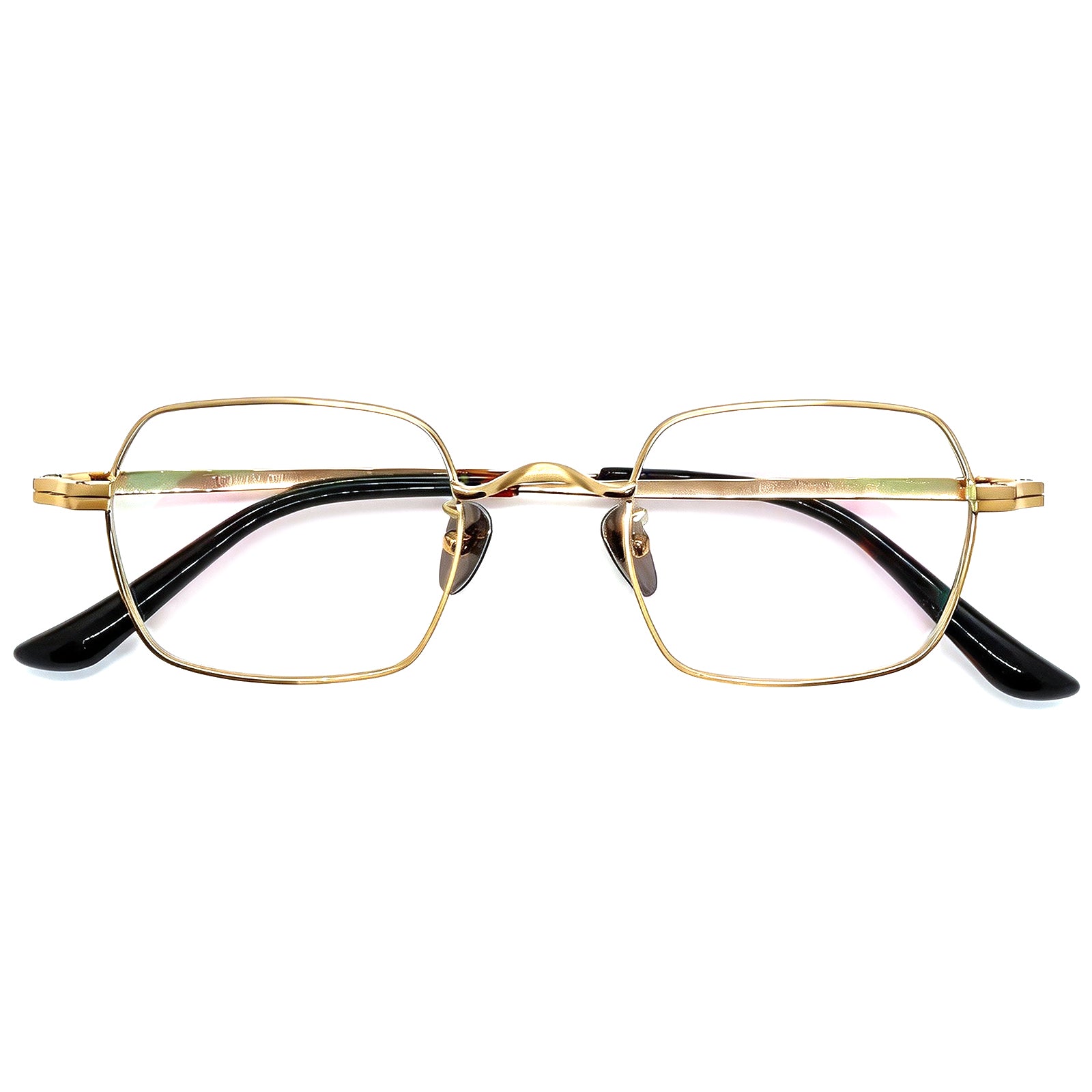 Small Square Silver Metal Anti Blue Light Glasses