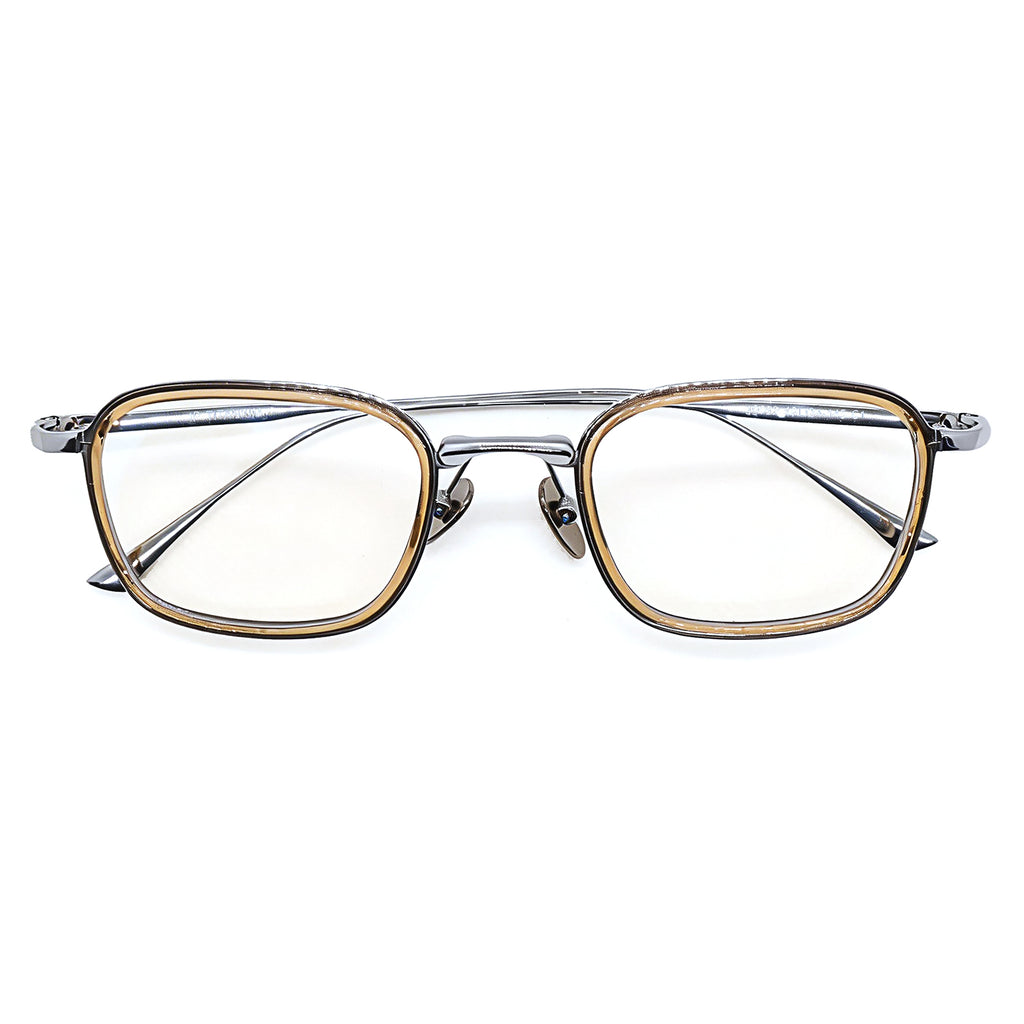 Titanium Aviator-Style Anti Blue Light Glasses
