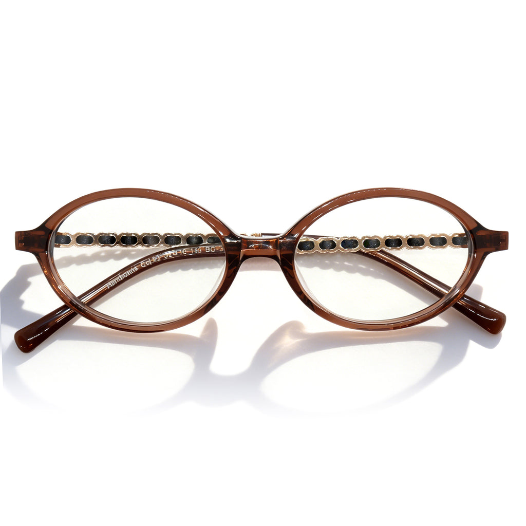 Women's Oval Cat Eye Anti Blue Light Glasses