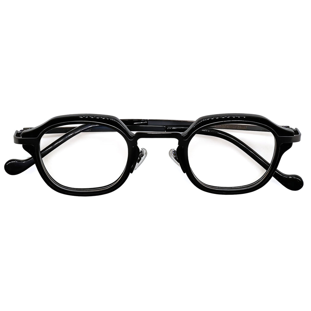 Black & Gold Square Anti Blue Light Glasses