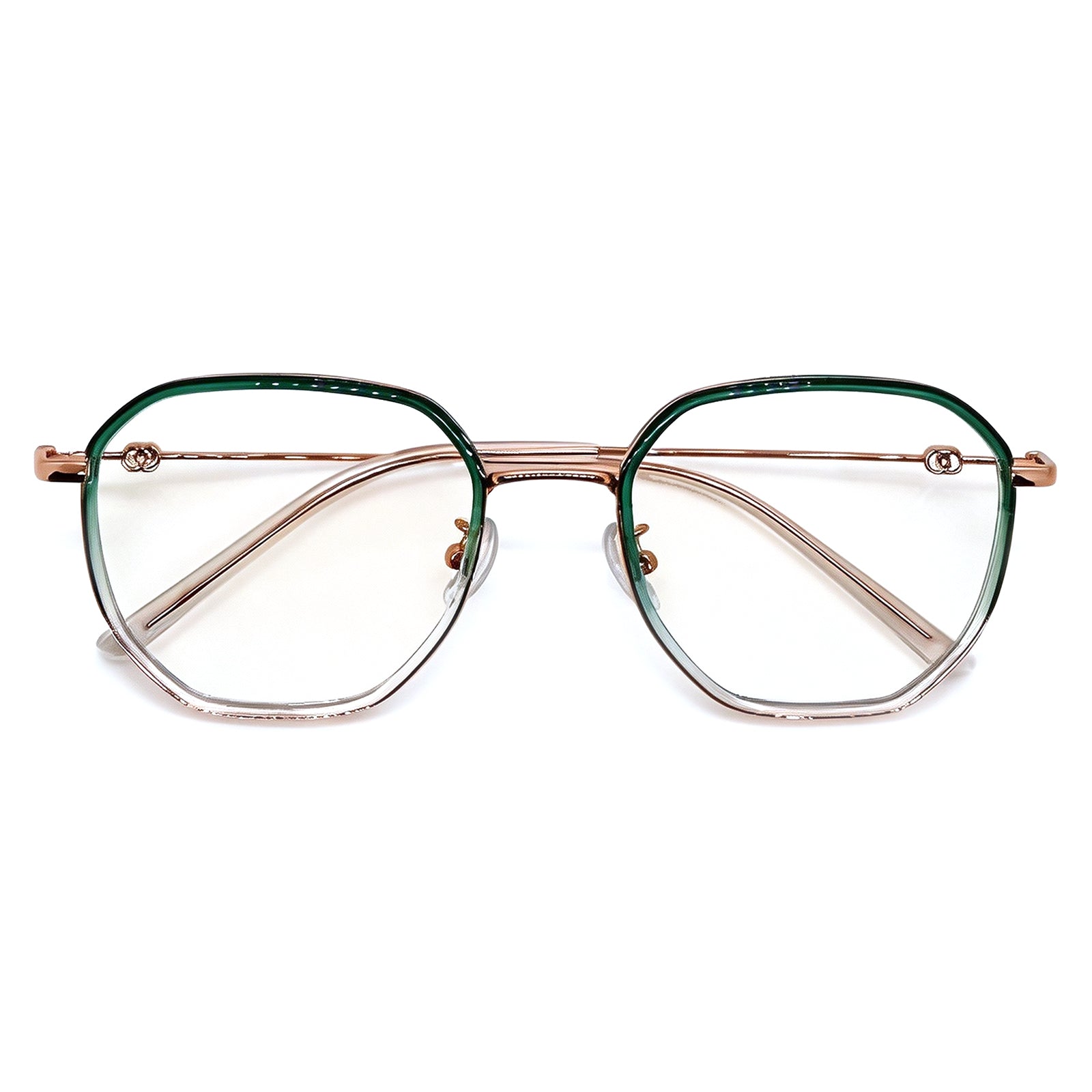 Women's Polygon Anti-Blue Light Eyeglass Frame