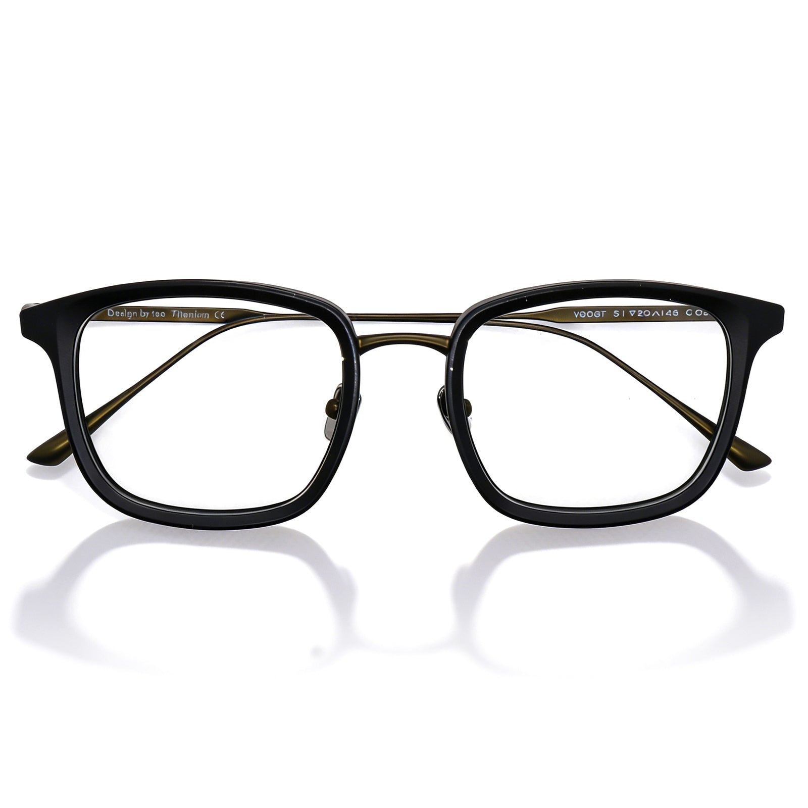 Y2K Black Academia Glasses
