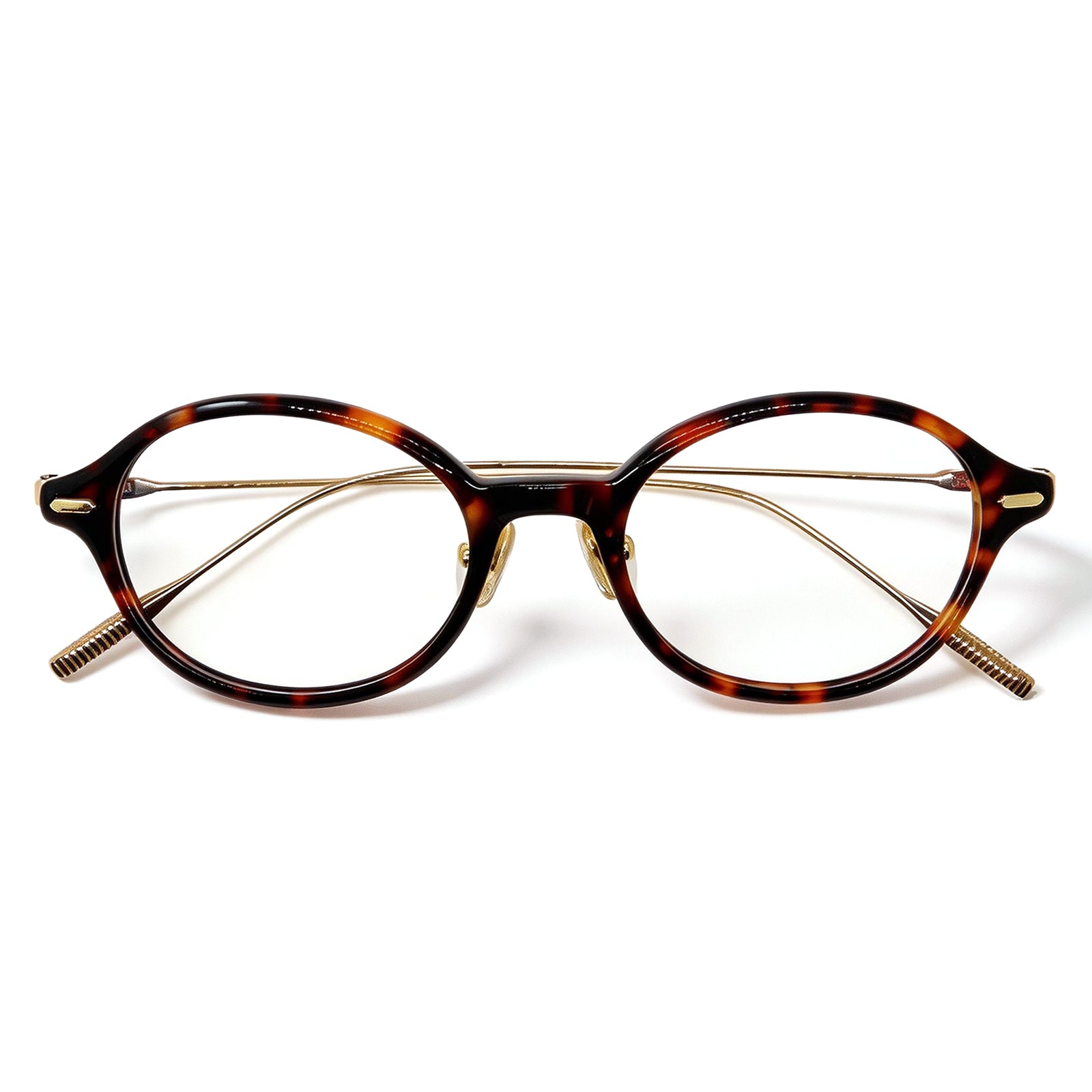 Oval Mixed-Material Anti Blue Light Glasses