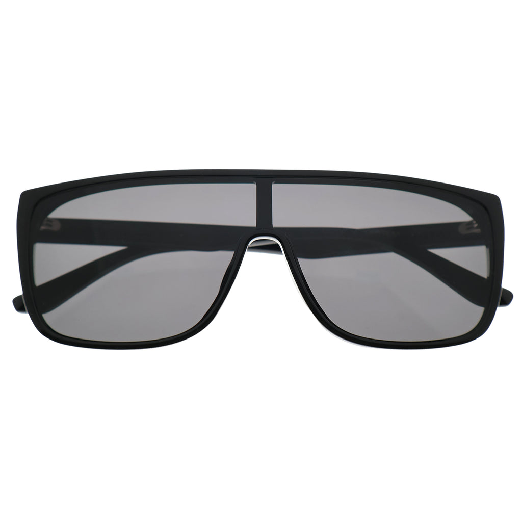 Bold Tortoise Oversized Shield Shades, Anti-Glare