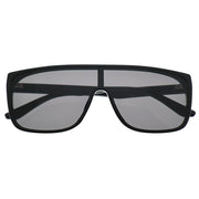 Bold Tortoise Oversized Shield Shades, Anti-Glare