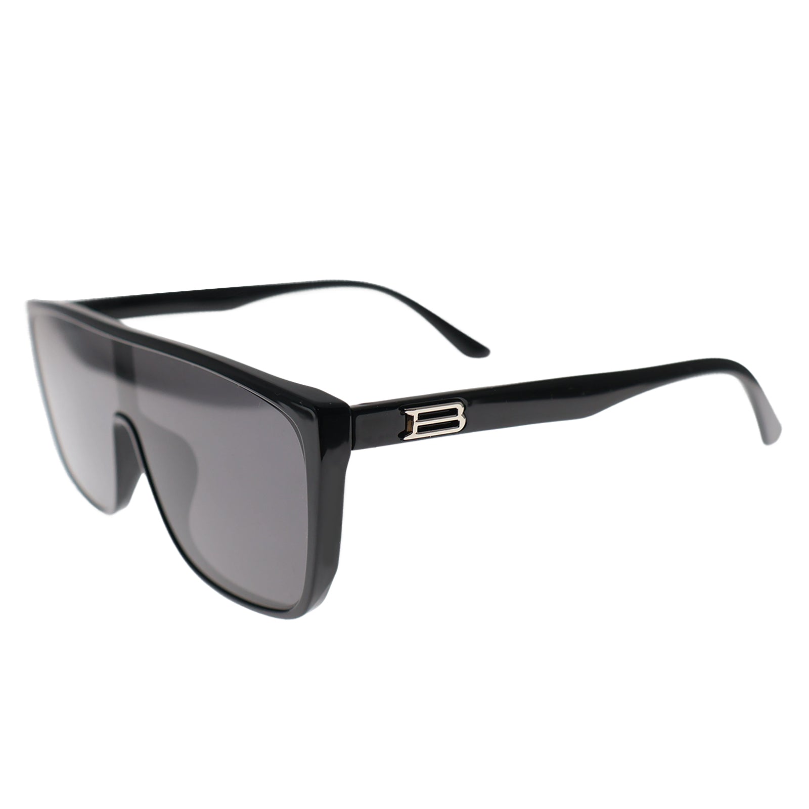 Bold Tortoise Oversized Shield Shades, Anti-Glare