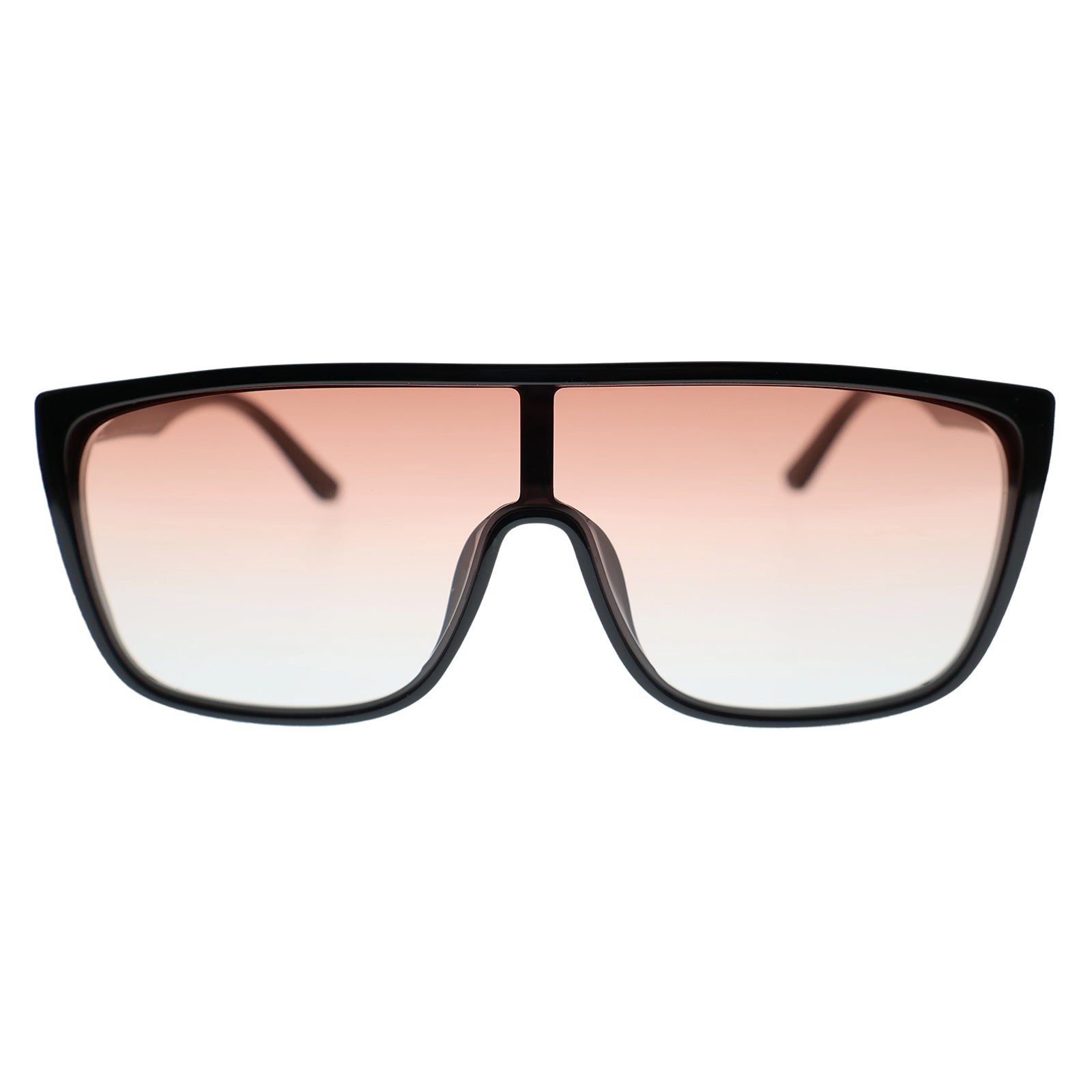 Bold Tortoise Oversized Shield Shades, Anti-Glare