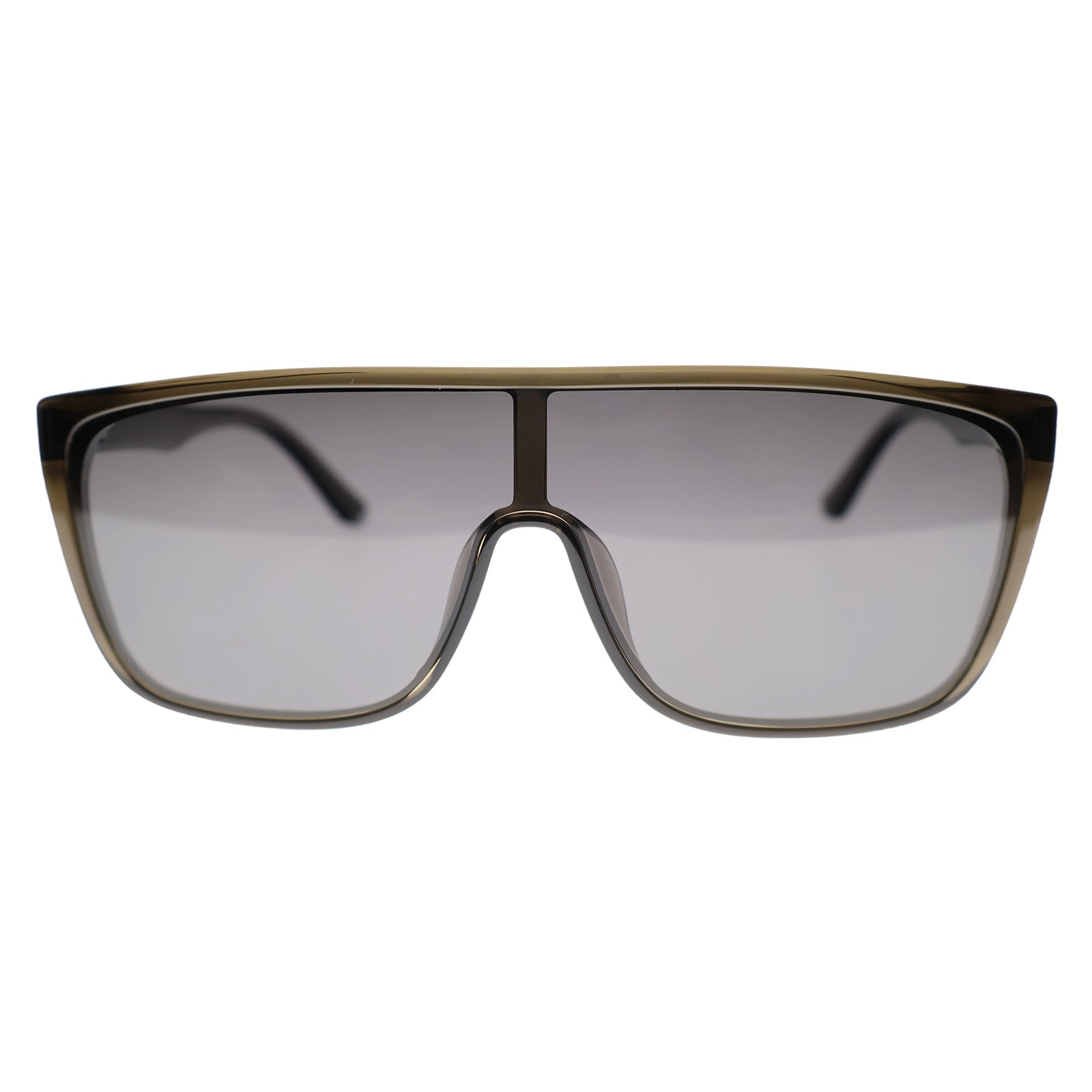 Bold Tortoise Oversized Shield Shades, Anti-Glare