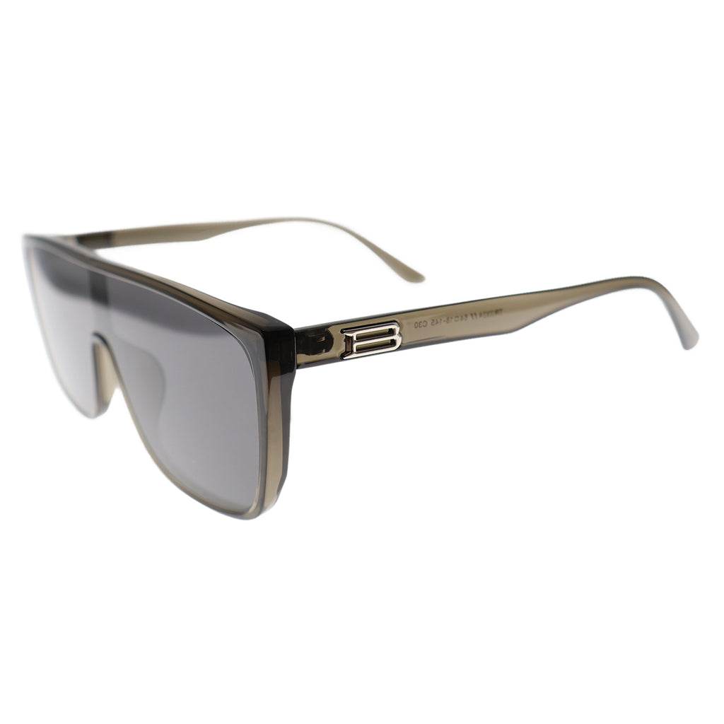 Bold Tortoise Oversized Shield Shades, Anti-Glare