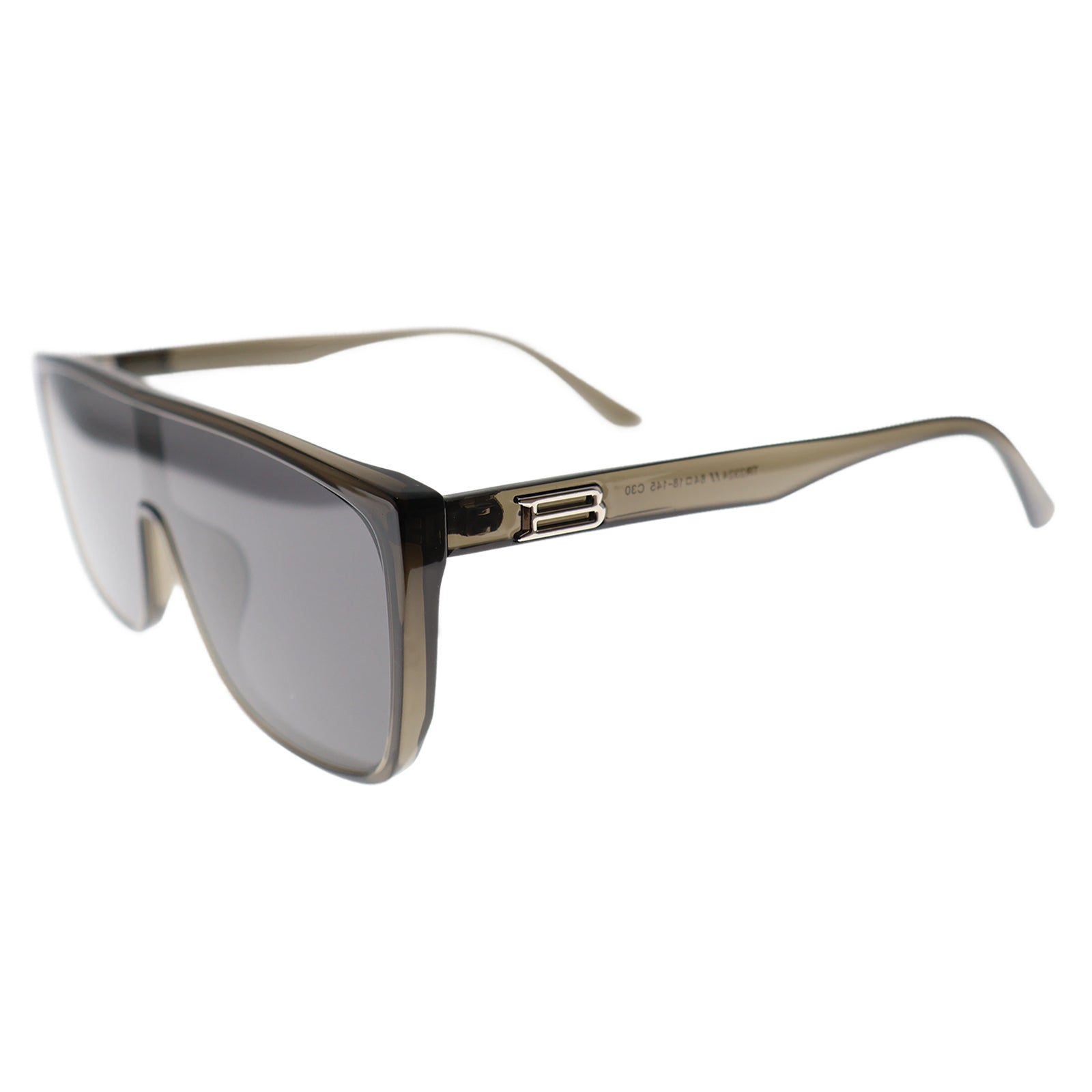 Bold Tortoise Oversized Shield Shades, Anti-Glare