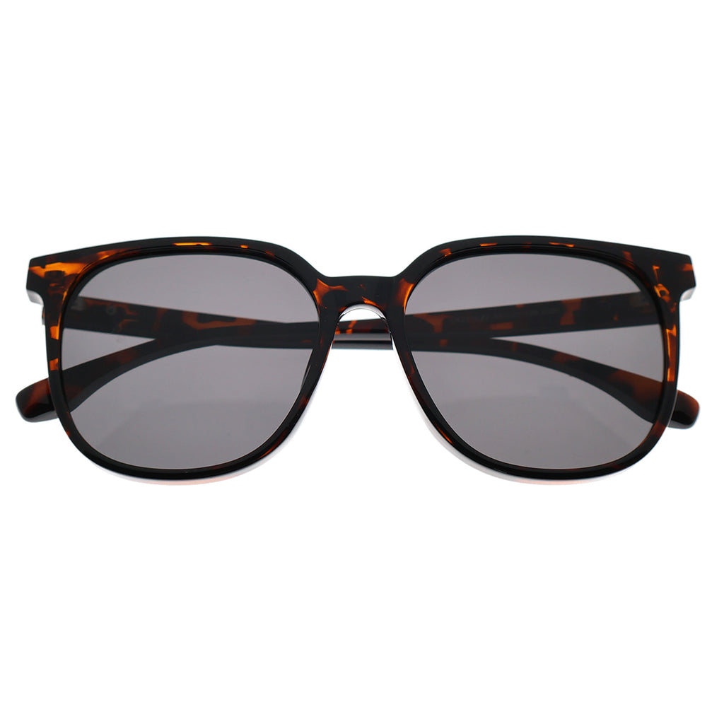 Tortoise Shell Square Sunglasses, UV400 Protection