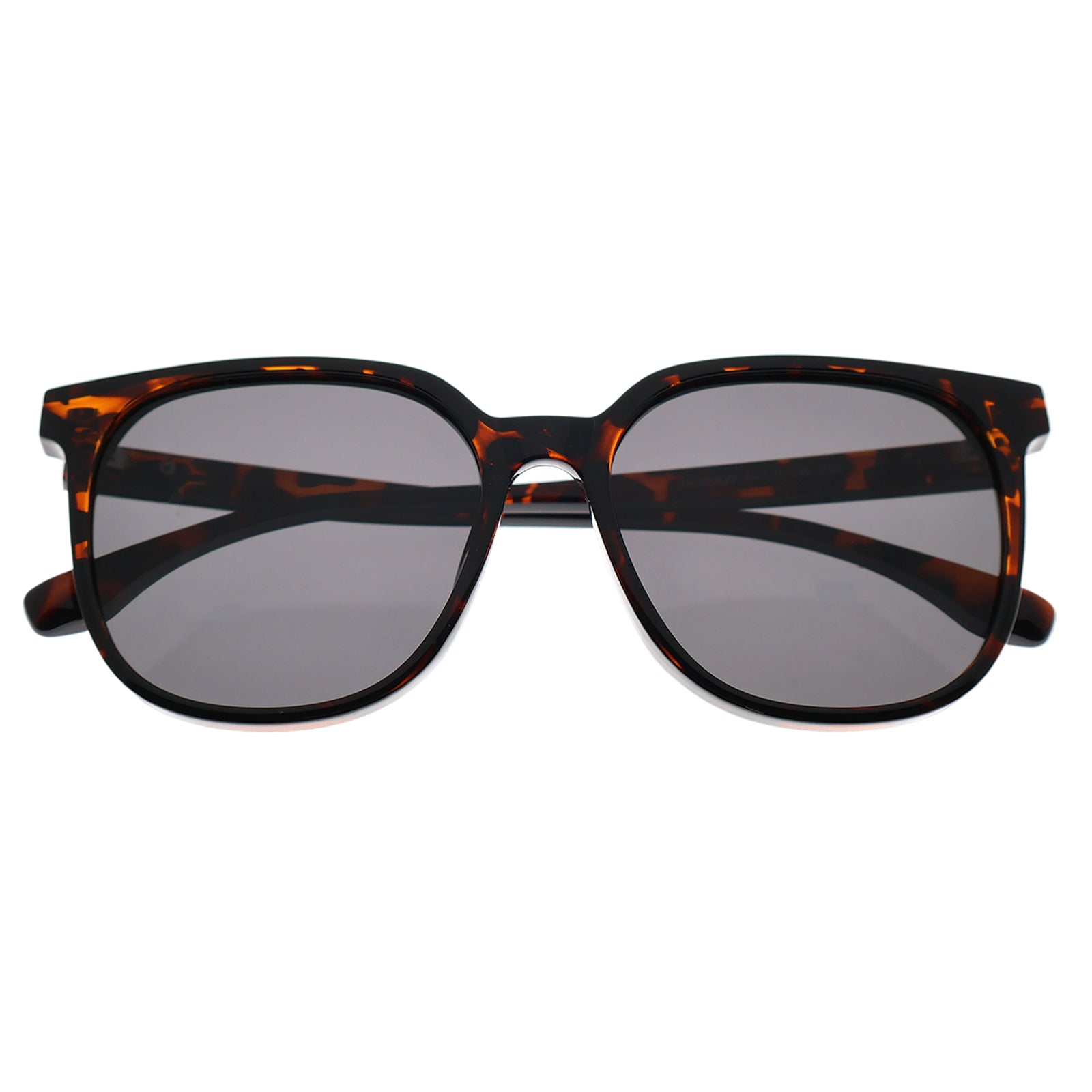 Tortoise Shell Square Sunglasses, UV400 Protection