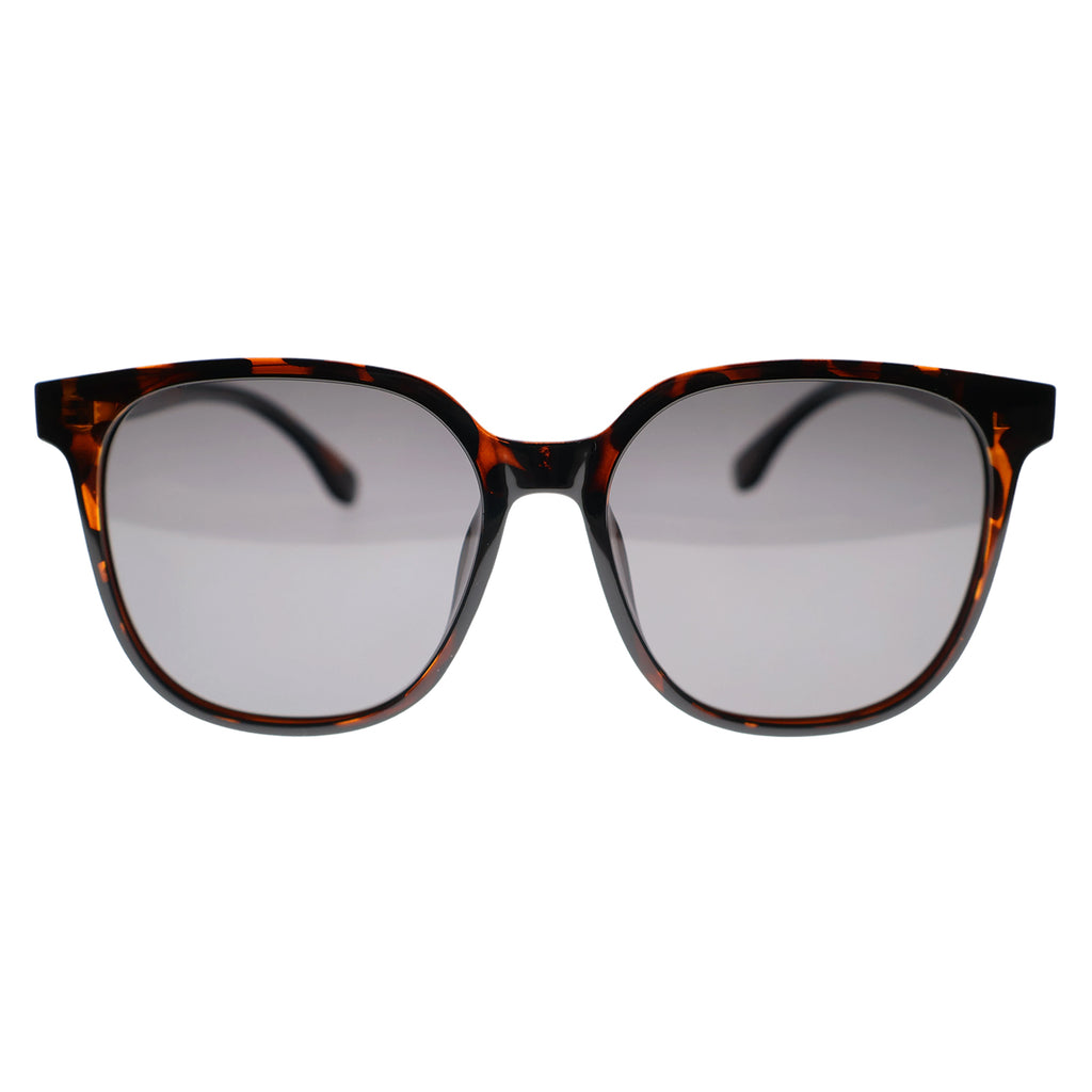 Tortoise Shell Square Sunglasses, UV400 Protection