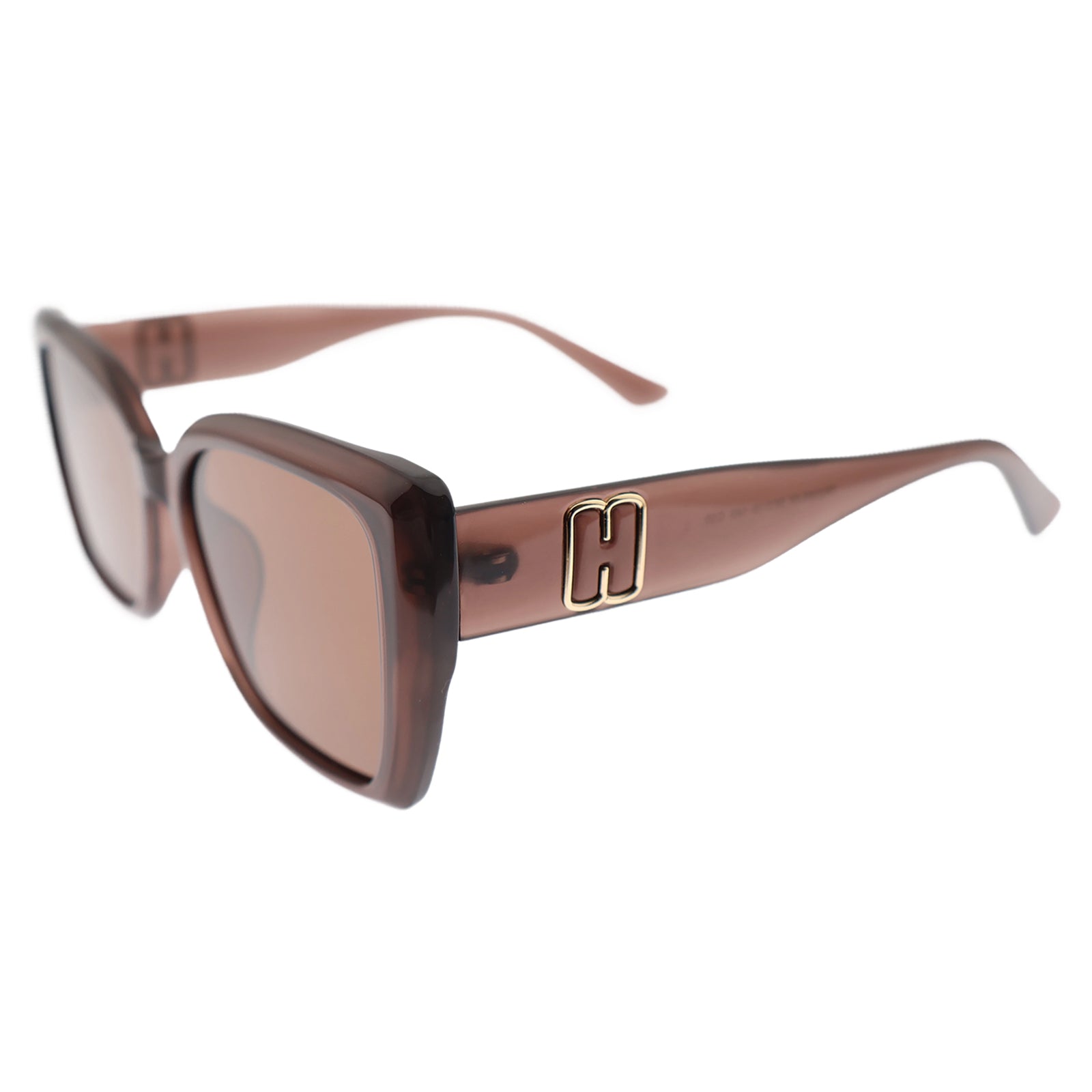 Black Oversized Square Sunglasses, Gradient Lens