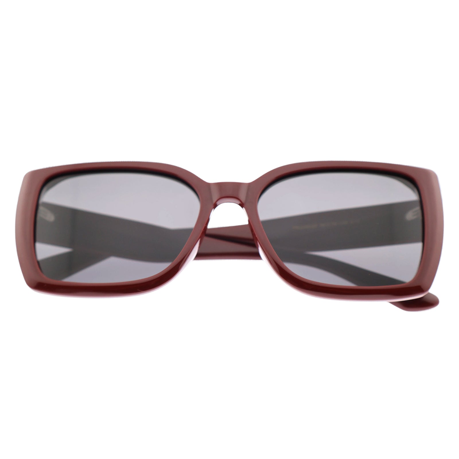 Black Oversized Square Sunglasses, Gradient Lens
