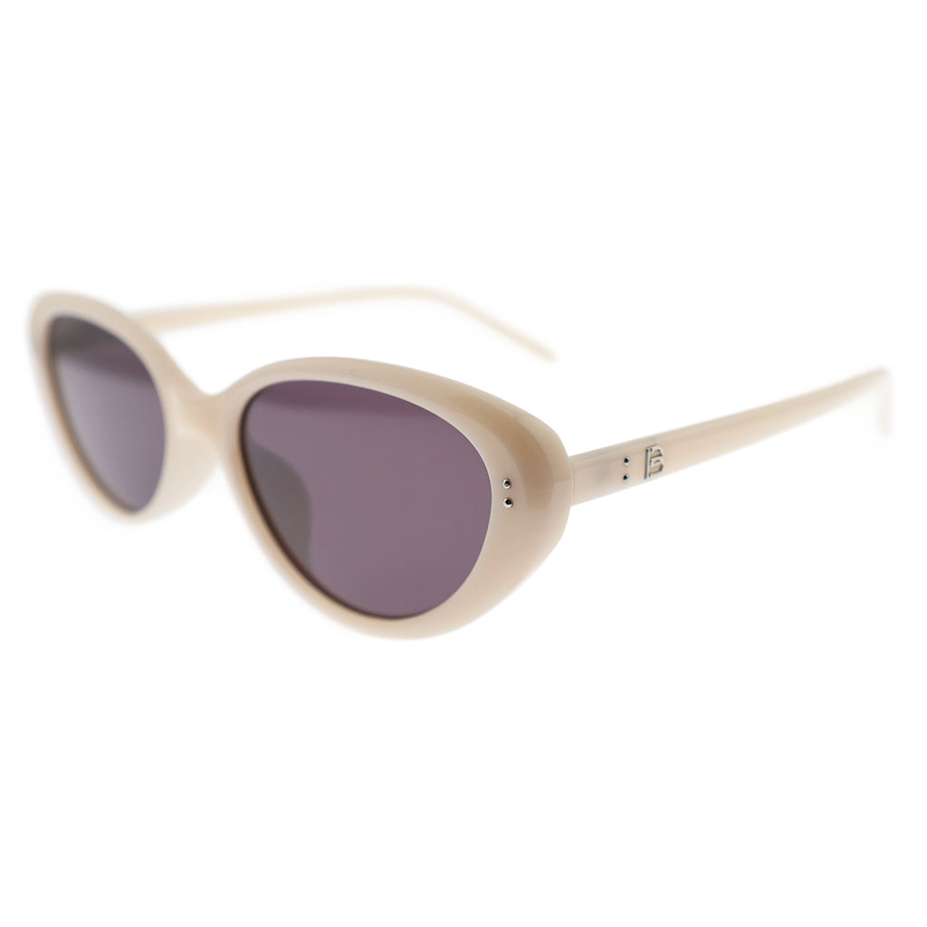 Women’s Slim Vintage Cat-Eye Shades, Grey Lenses