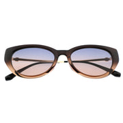 Women’s Ombre Frame Cat-Eye Shades, Blue-Pink Lens
