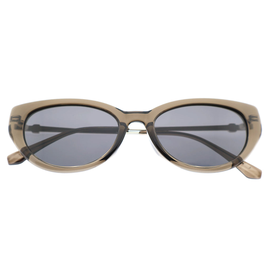 Women’s Ombre Frame Cat-Eye Shades, Blue-Pink Lens
