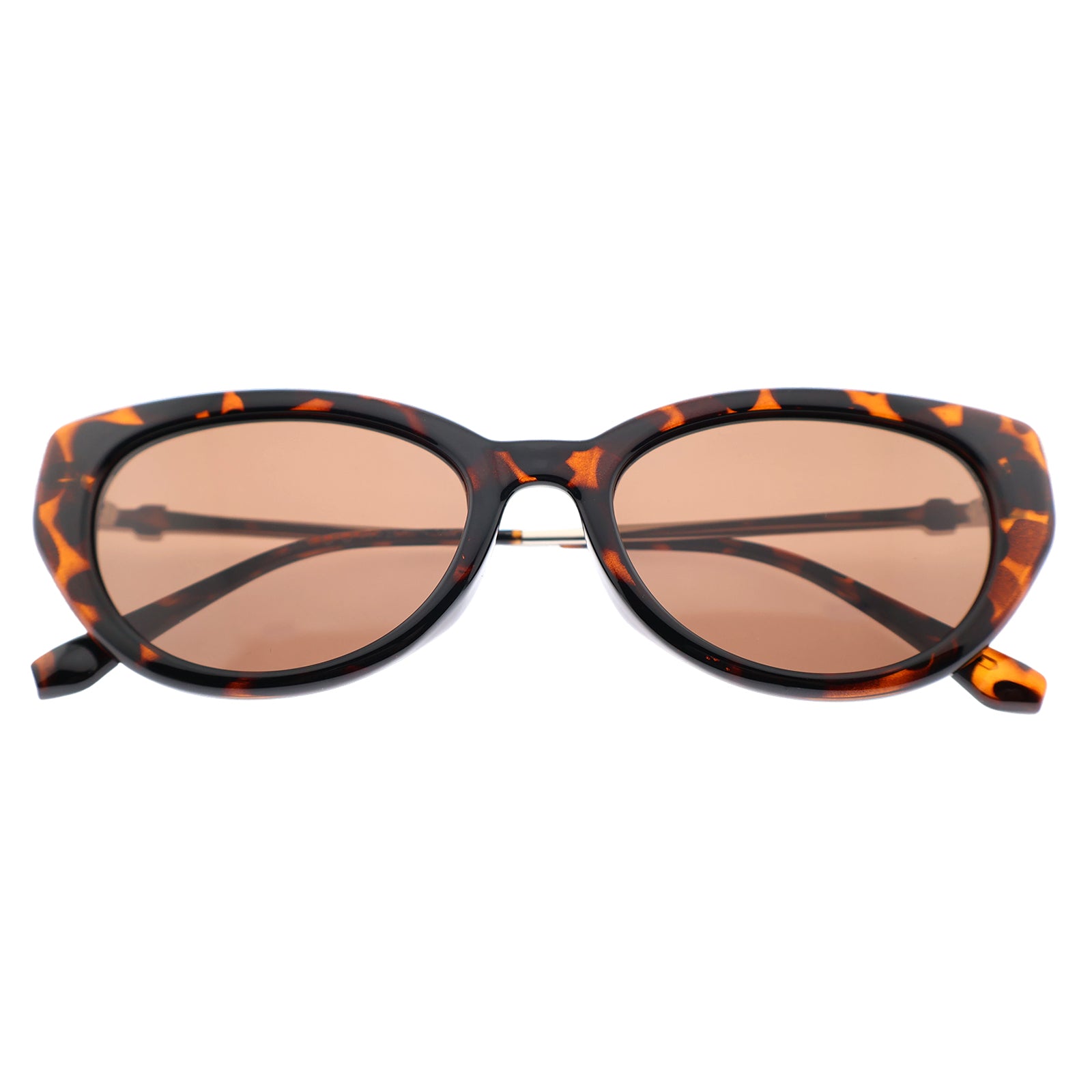 Women’s Ombre Frame Cat-Eye Shades, Blue-Pink Lens