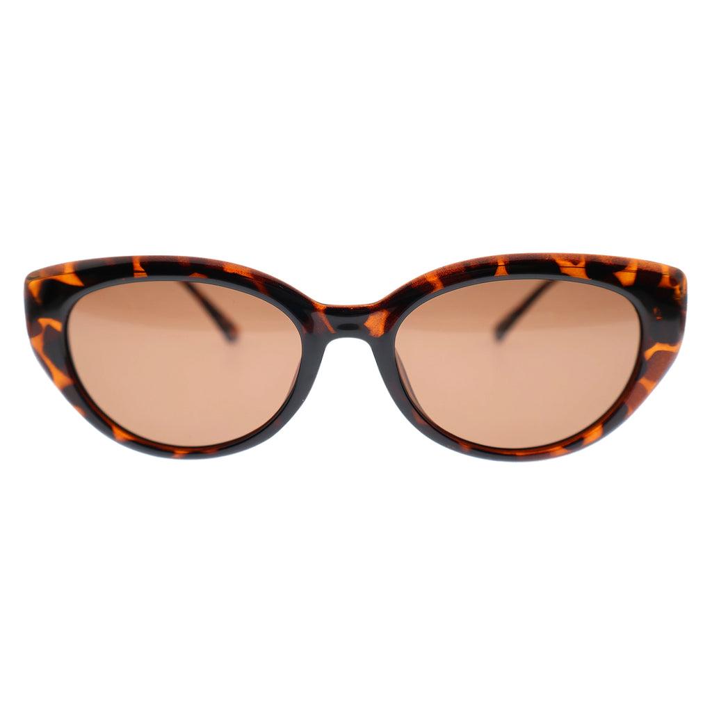 Women’s Ombre Frame Cat-Eye Shades, Blue-Pink Lens