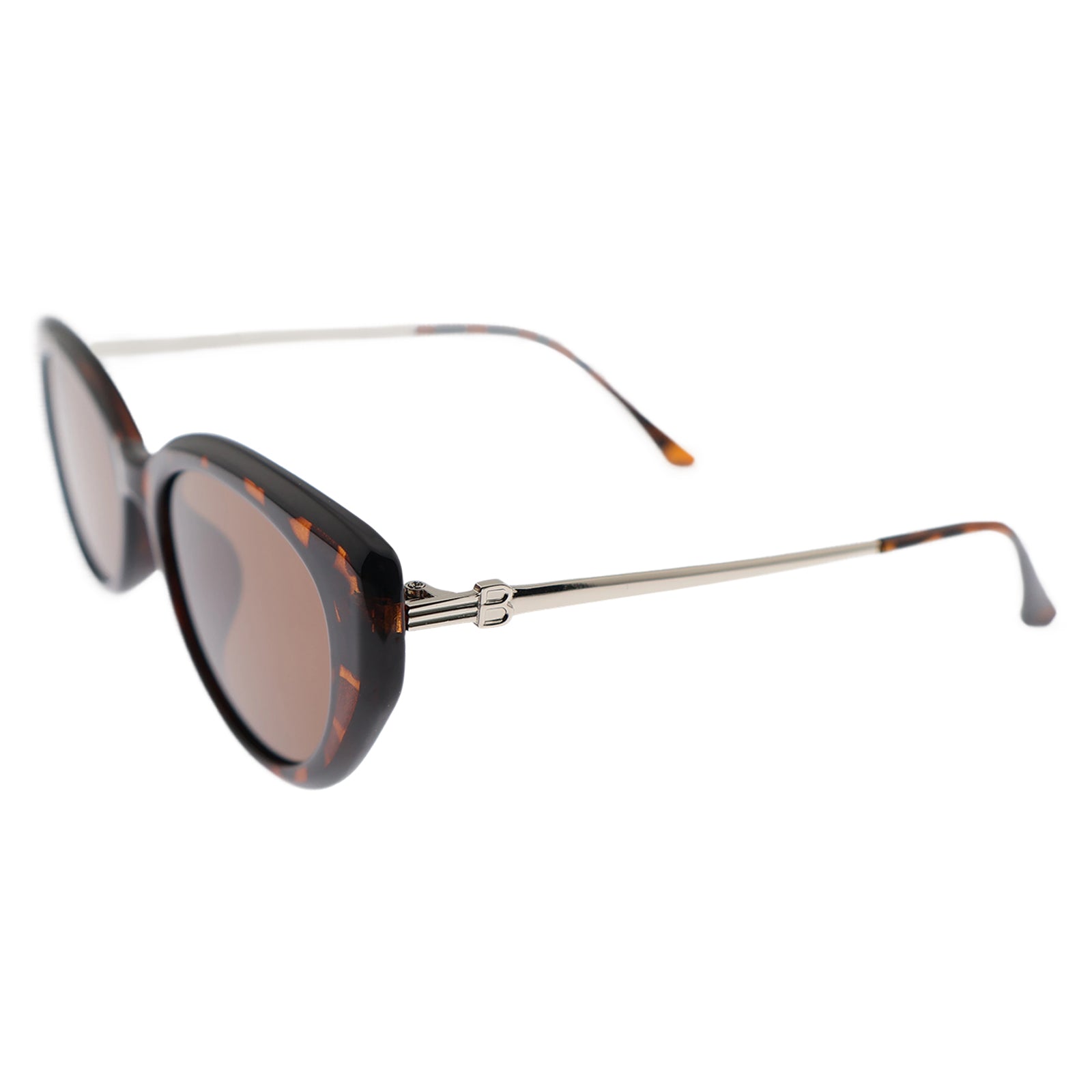 Women’s Ombre Frame Cat-Eye Shades, Blue-Pink Lens