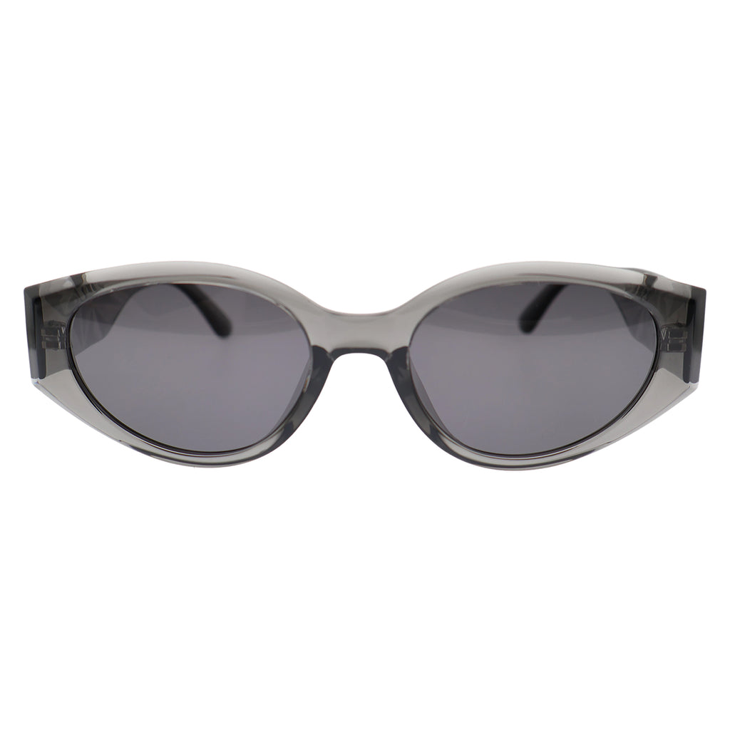 Modern Wide-Temple Cat-Eye Sunglasses, Anti-Glare