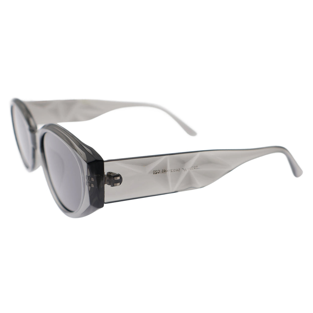 Modern Wide-Temple Cat-Eye Sunglasses, Anti-Glare