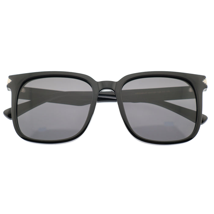 Classic Black Square Sunglasses, UV400 Protection