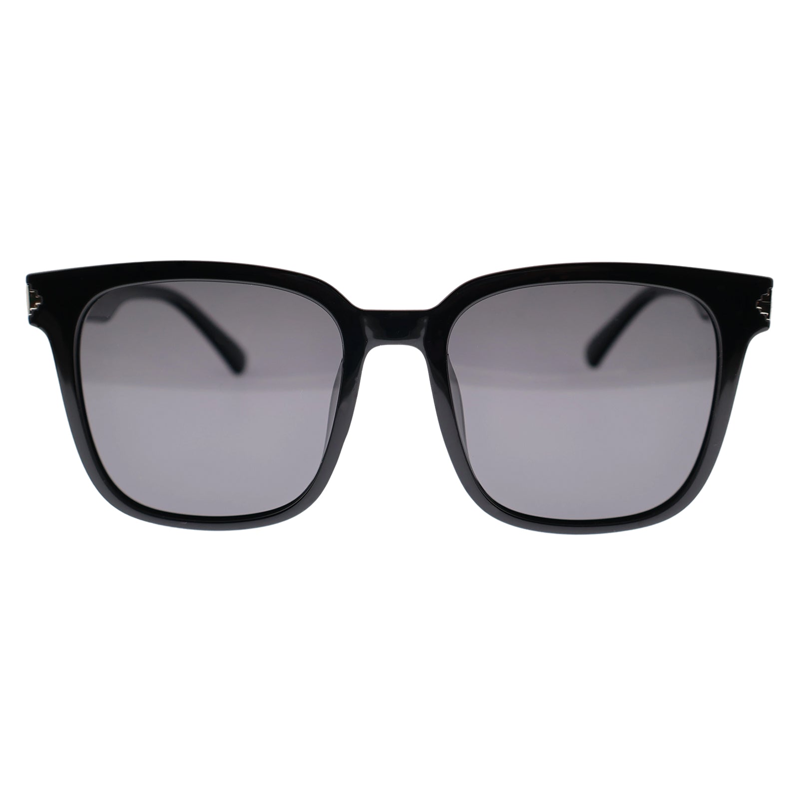 Classic Black Square Sunglasses, UV400 Protection