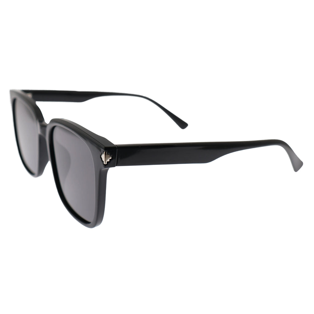 Classic Black Square Sunglasses, UV400 Protection