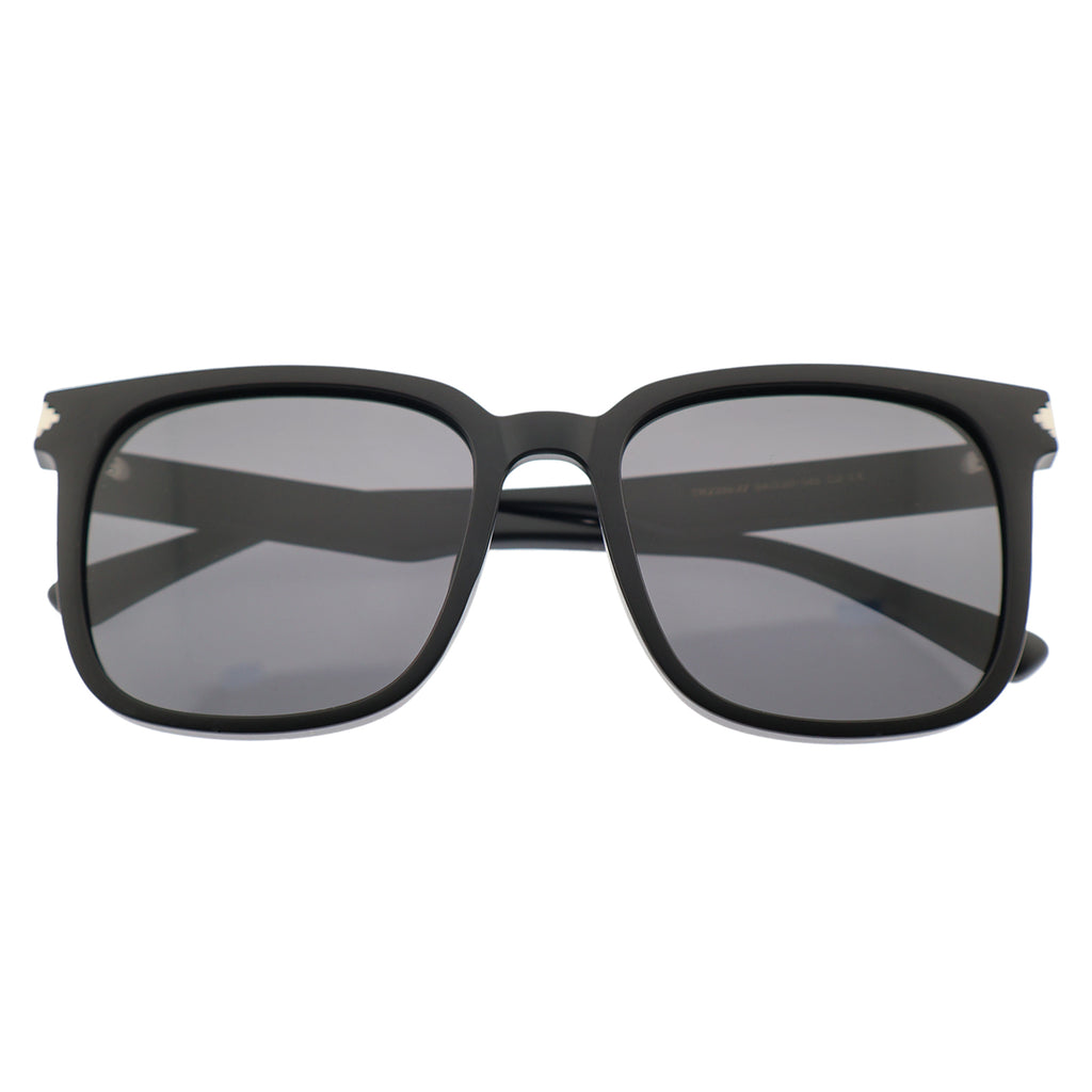 Classic Black Square Sunglasses, UV400 Protection