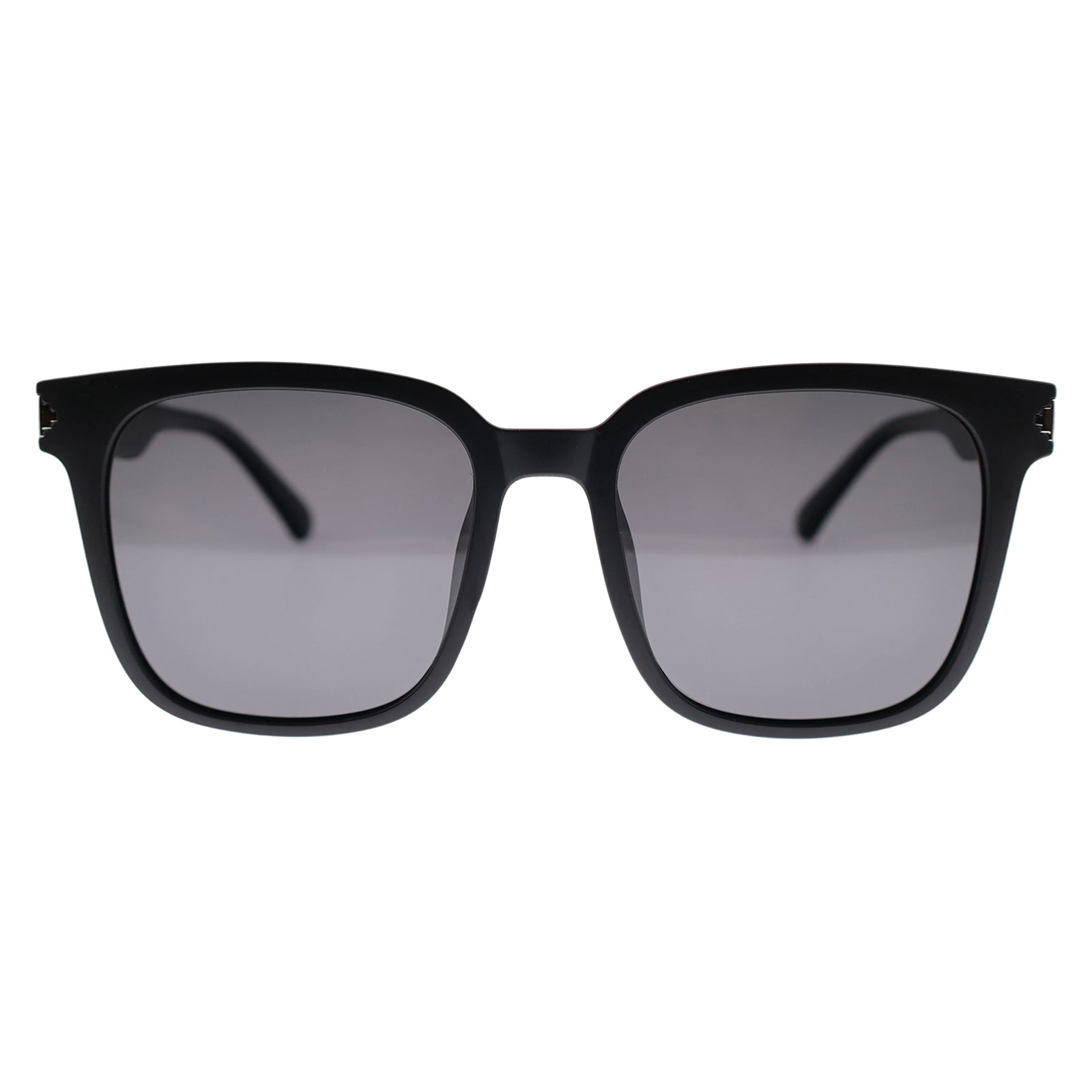 Classic Black Square Sunglasses, UV400 Protection
