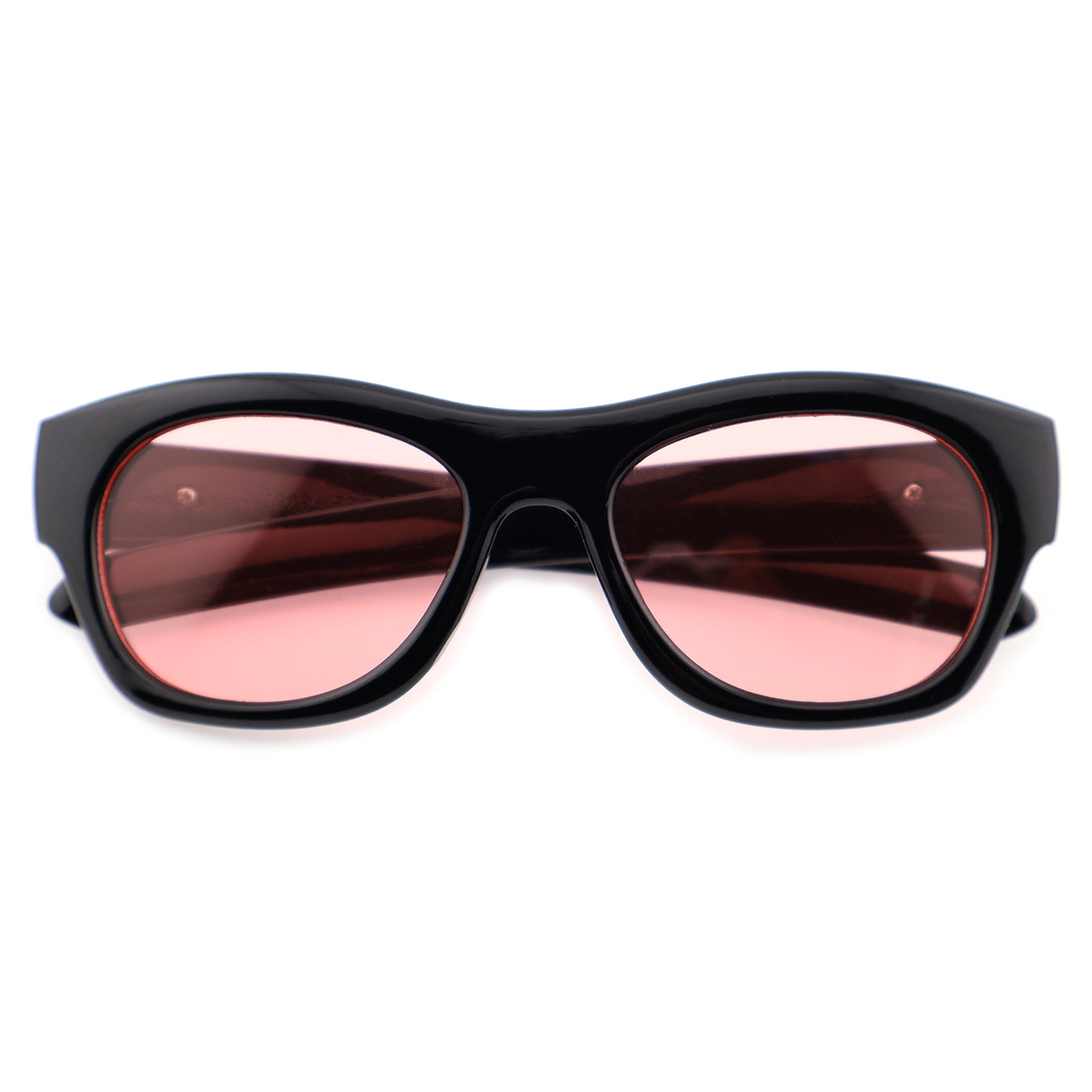 Chunky Glossy Black Acetate Sunglasses for Men & Women