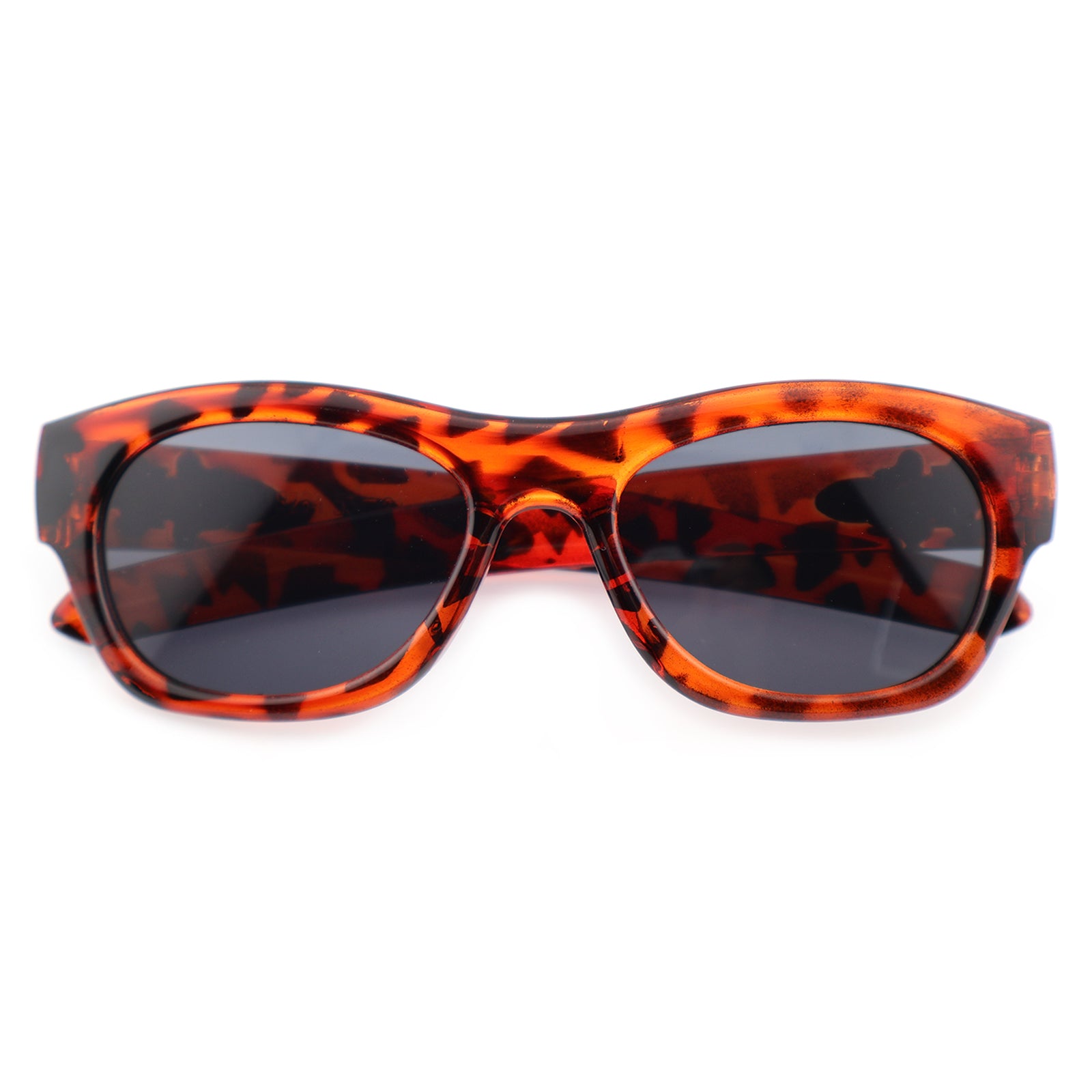 Chunky Glossy Black Acetate Sunglasses for Men & Women