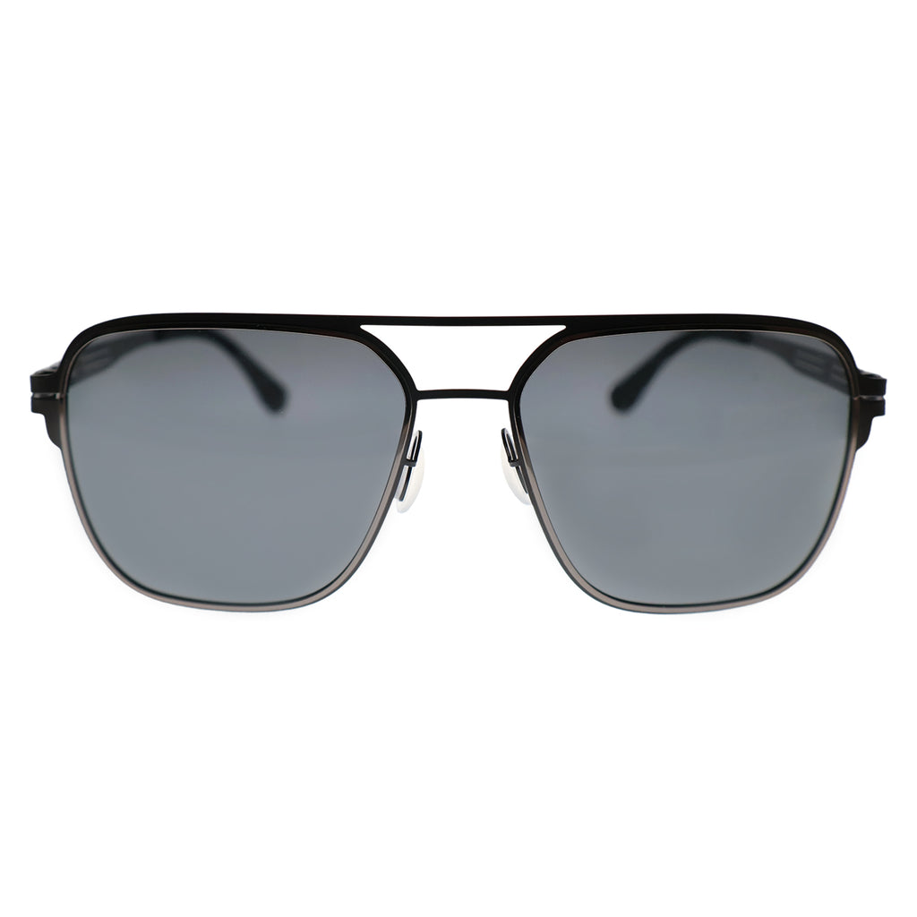 Black Aviator Polarized Sunglasses for Men, UV400 Protection