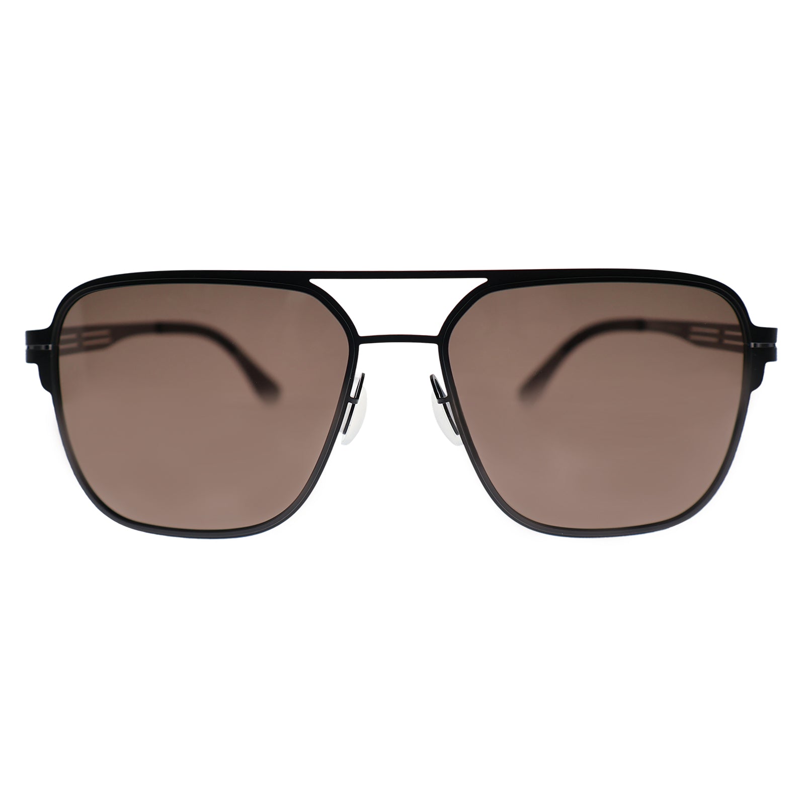 Black Aviator Polarized Sunglasses for Men, UV400 Protection