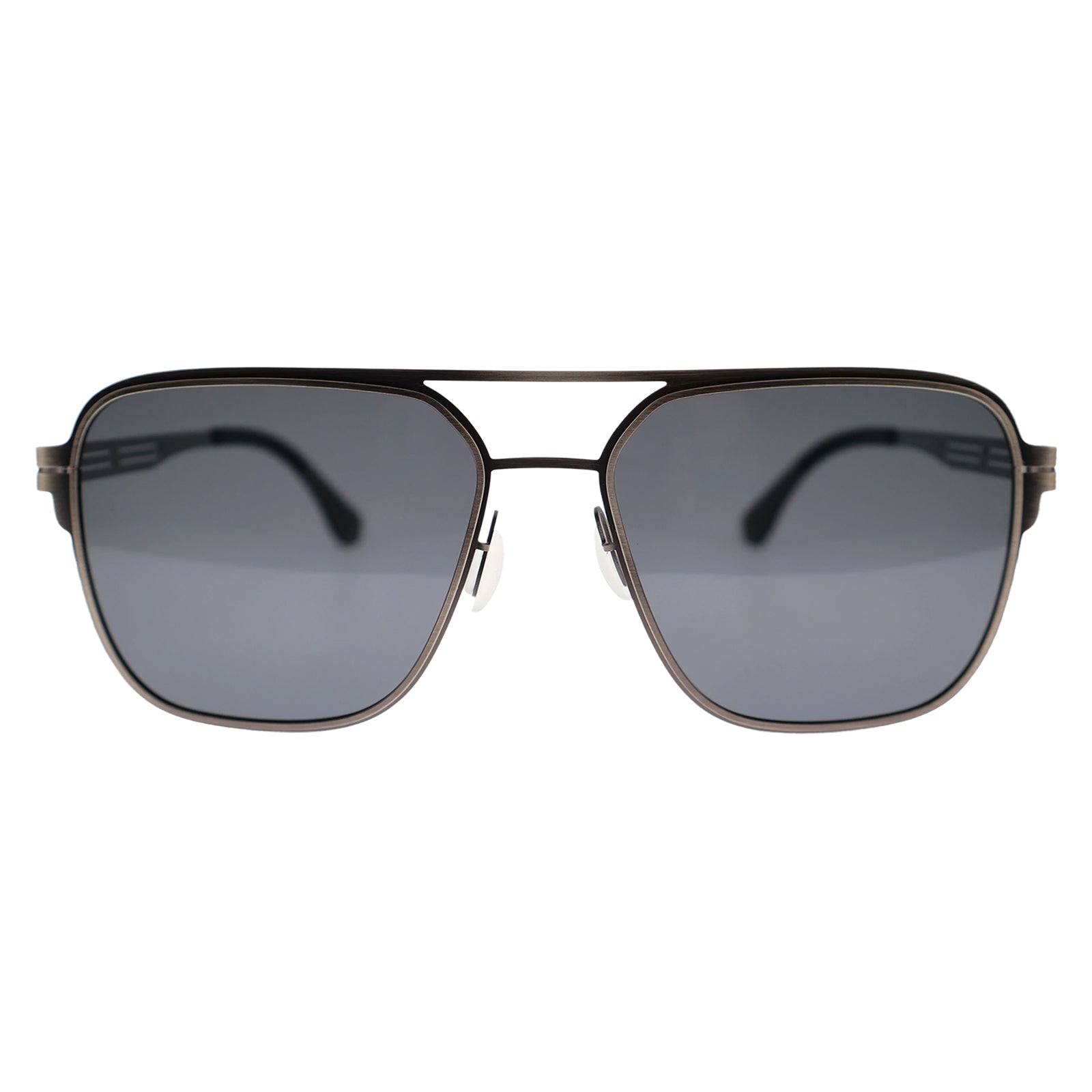 Black Aviator Polarized Sunglasses for Men, UV400 Protection