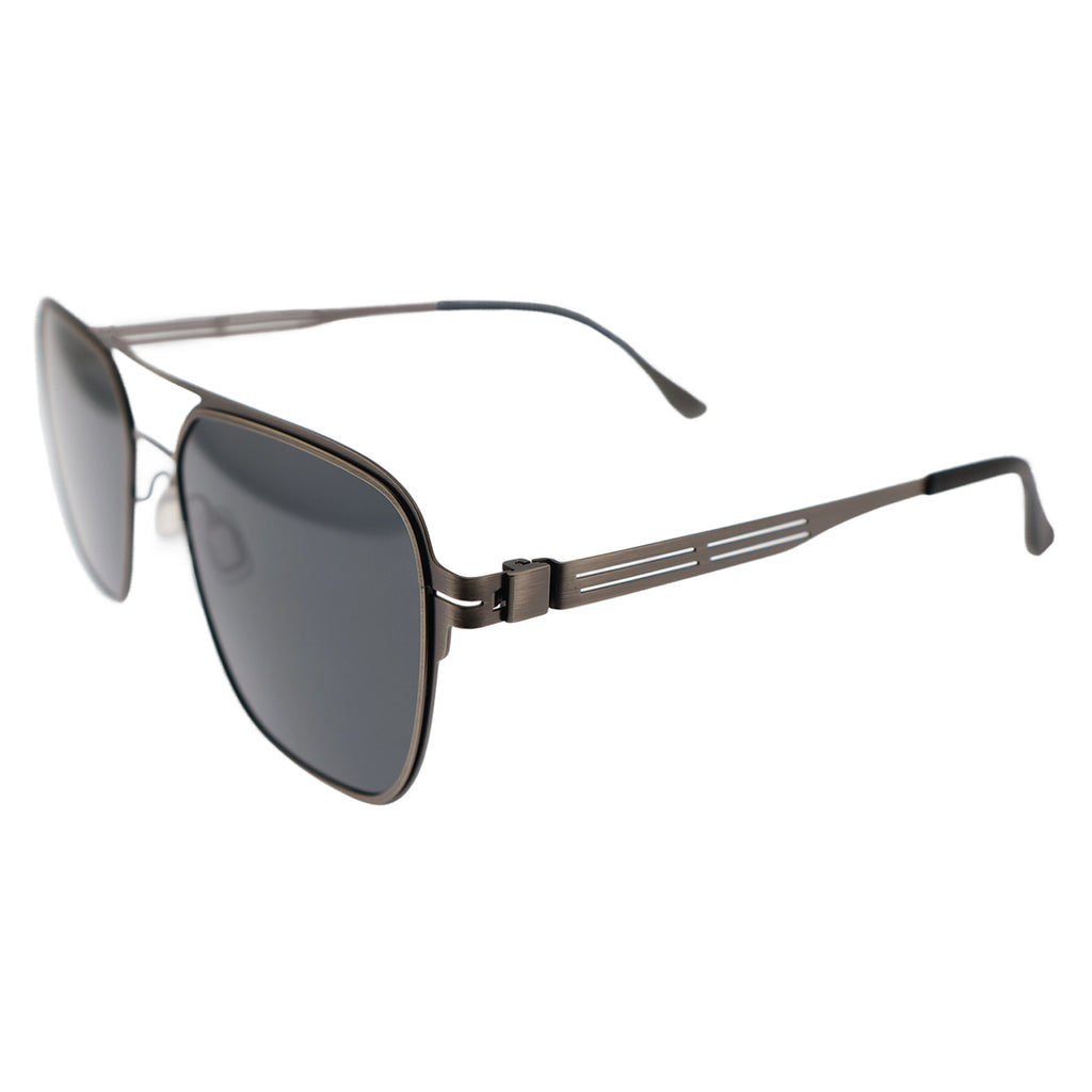 Black Aviator Polarized Sunglasses for Men, UV400 Protection