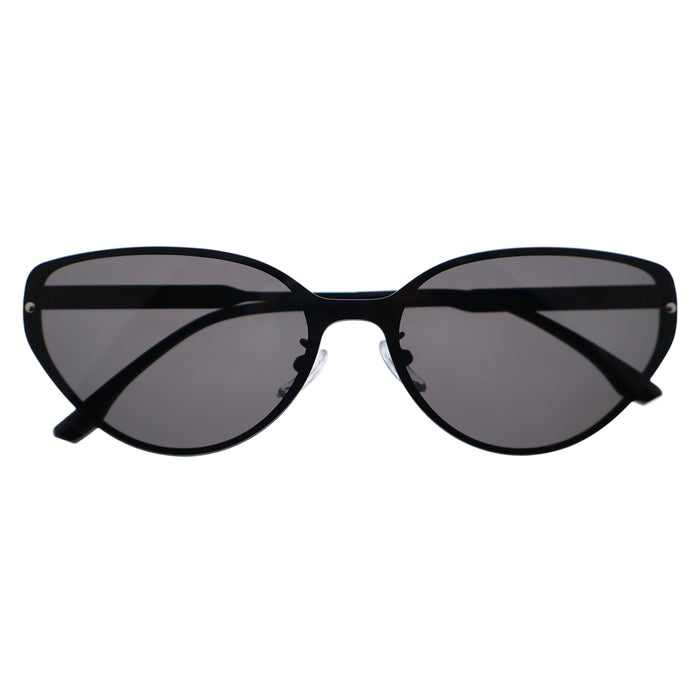 Women Cat Eye Black Frame Gradient Gray Polarized Sunglasses, Free Shipping on Orders Over $69