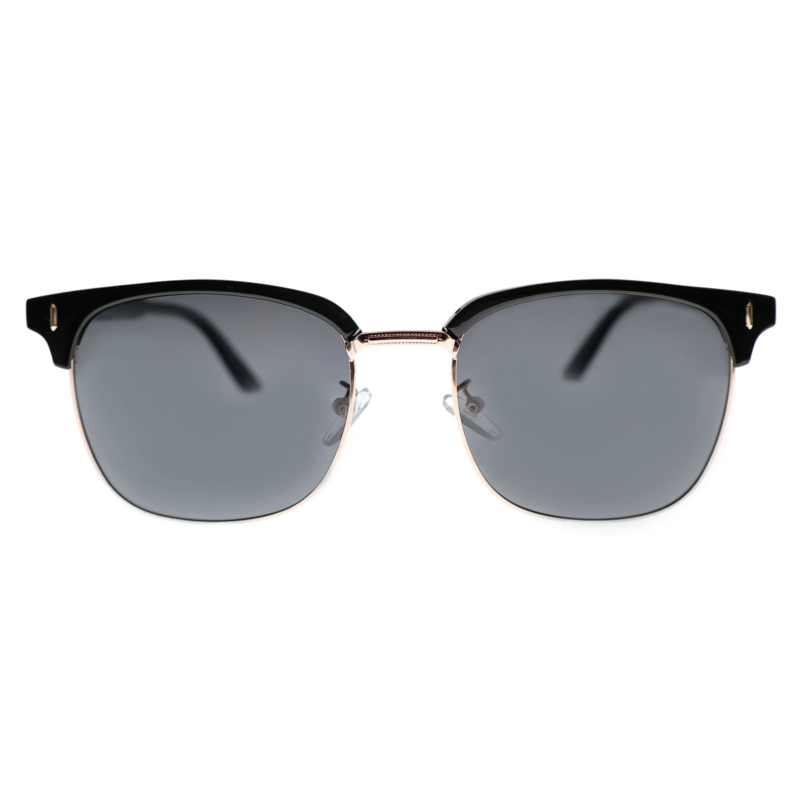 Black Browline Polarized Sunglasses, UV400 Protection