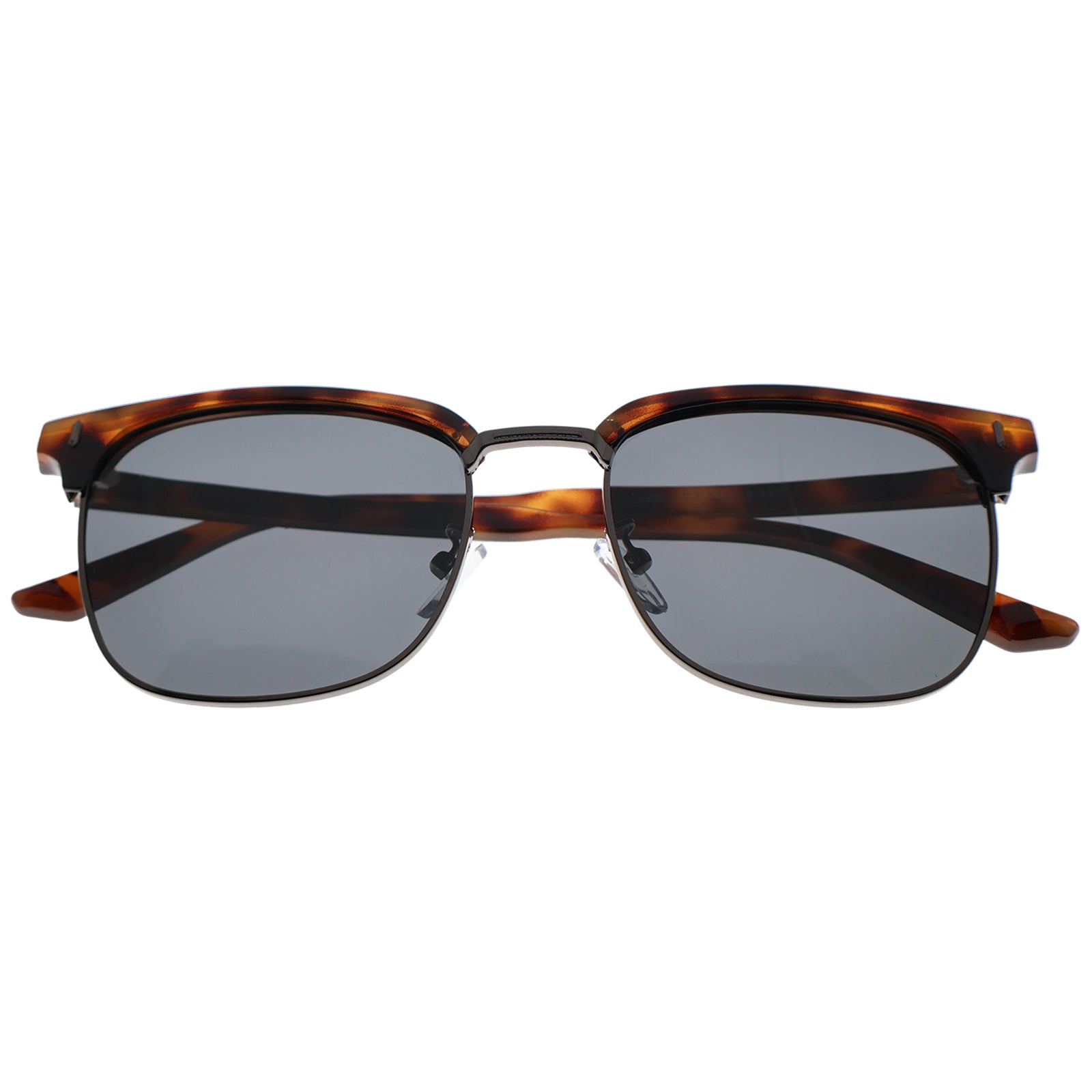 Black Browline Polarized Sunglasses, UV400 Protection