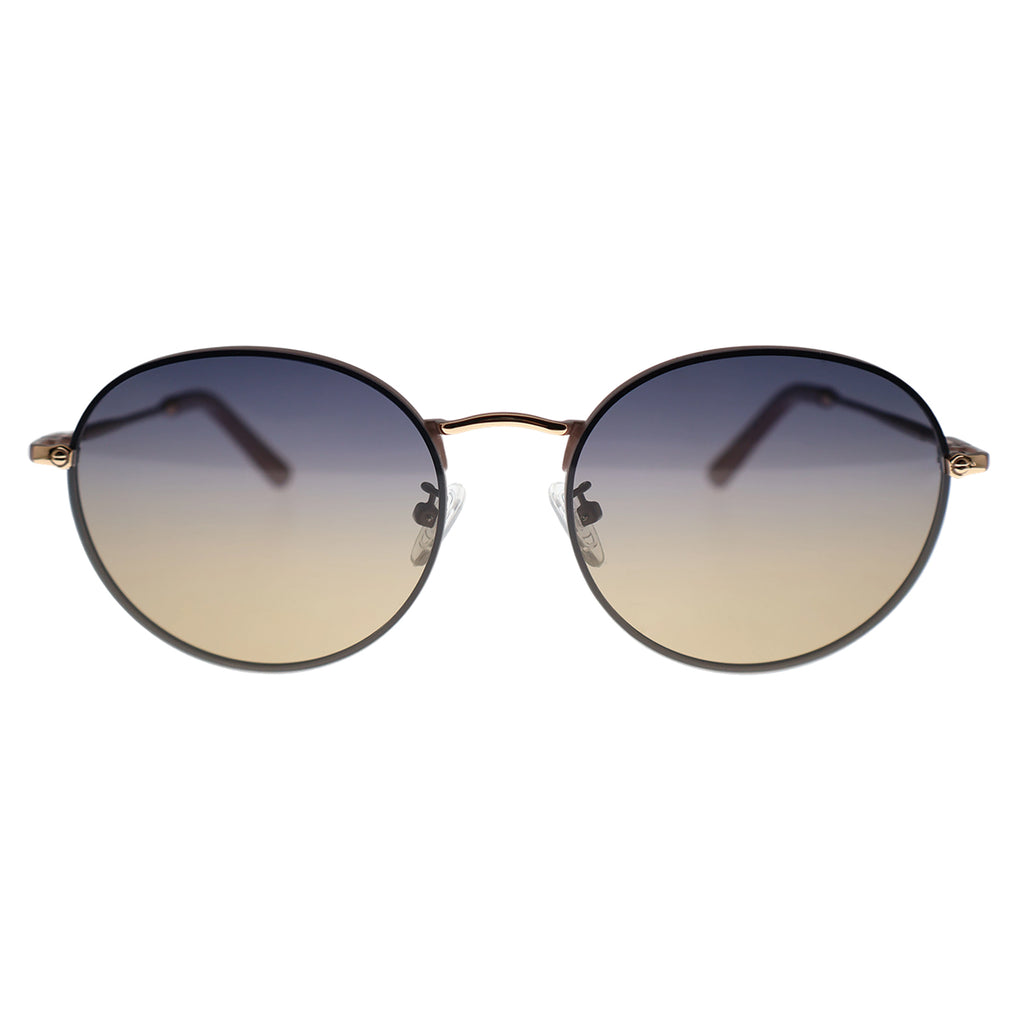 Sleek Black Round Aviator-Inspired Shades, Anti-Glare