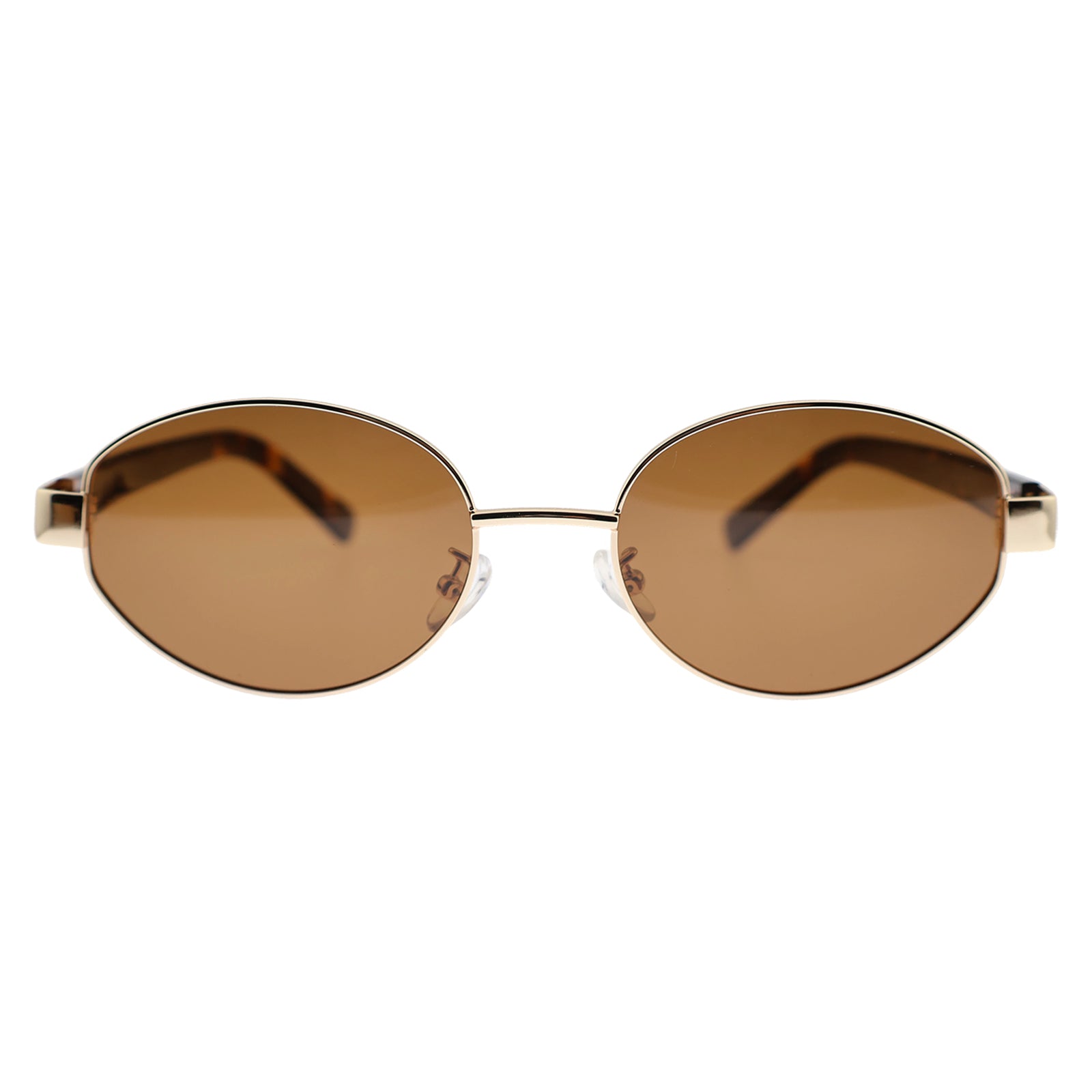 Women’s Retro Brown Lens Sunglasses, Tortoise Arms