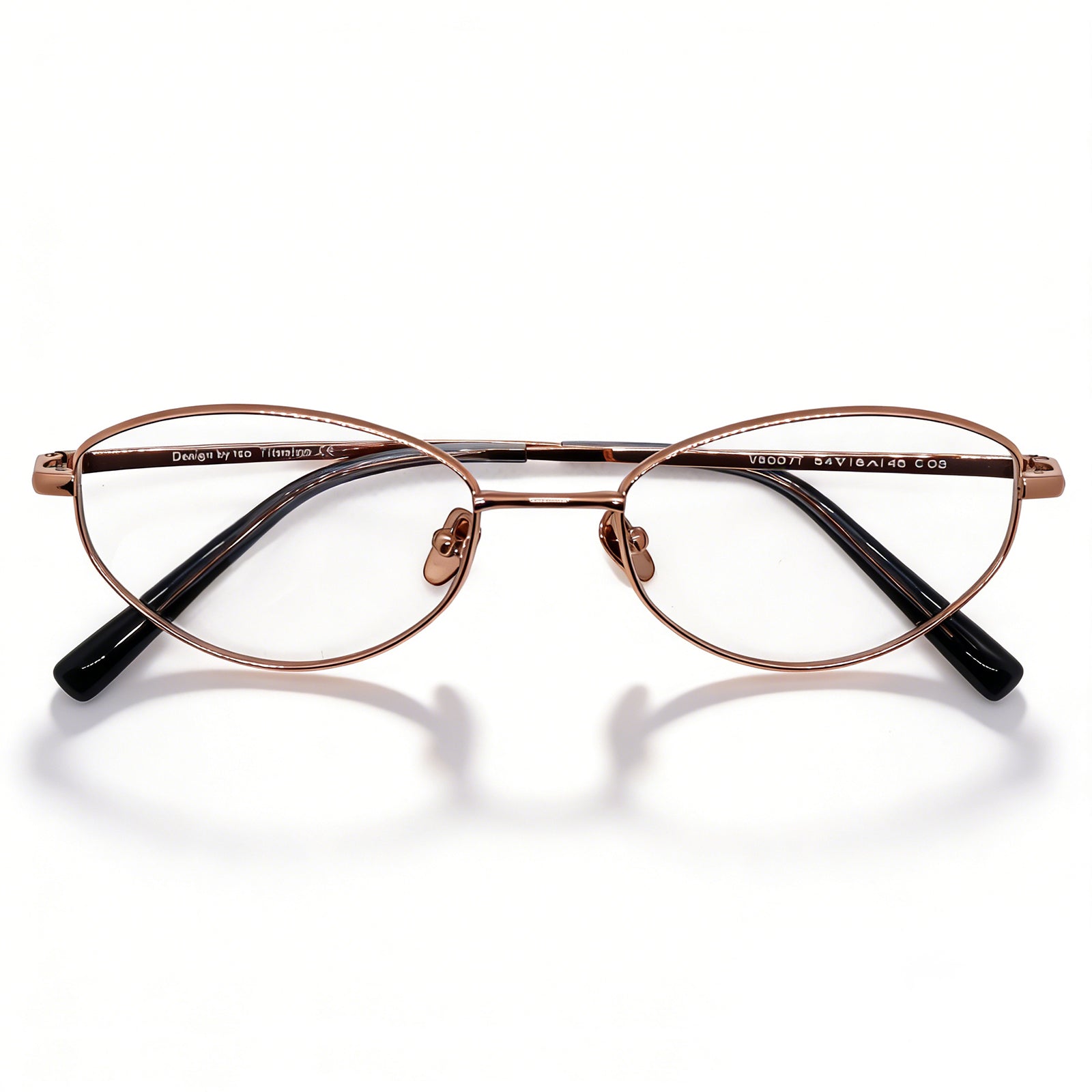 Women's Cat Eye Oval Full-Rim Metal Eyeglasses, Free Shipping on Orders Over $79