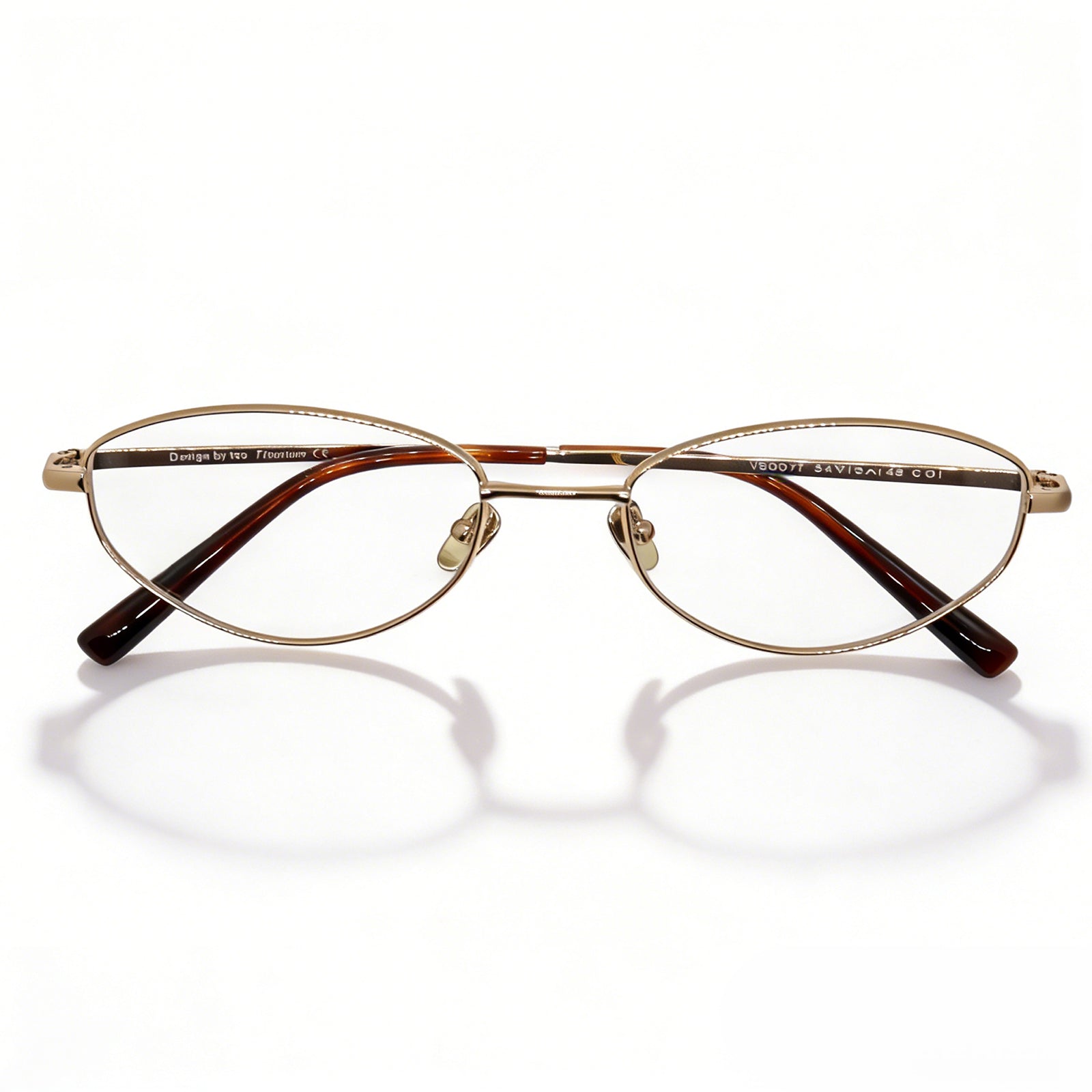 Women's Cat Eye Oval Full-Rim Metal Eyeglasses, Free Shipping on Orders Over $79