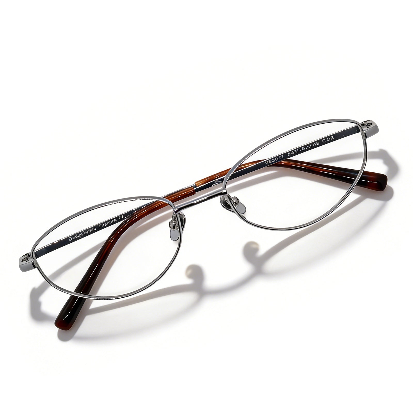 Women's Cat Eye Oval Full-Rim Metal Eyeglasses, Free Shipping on Orders Over $79