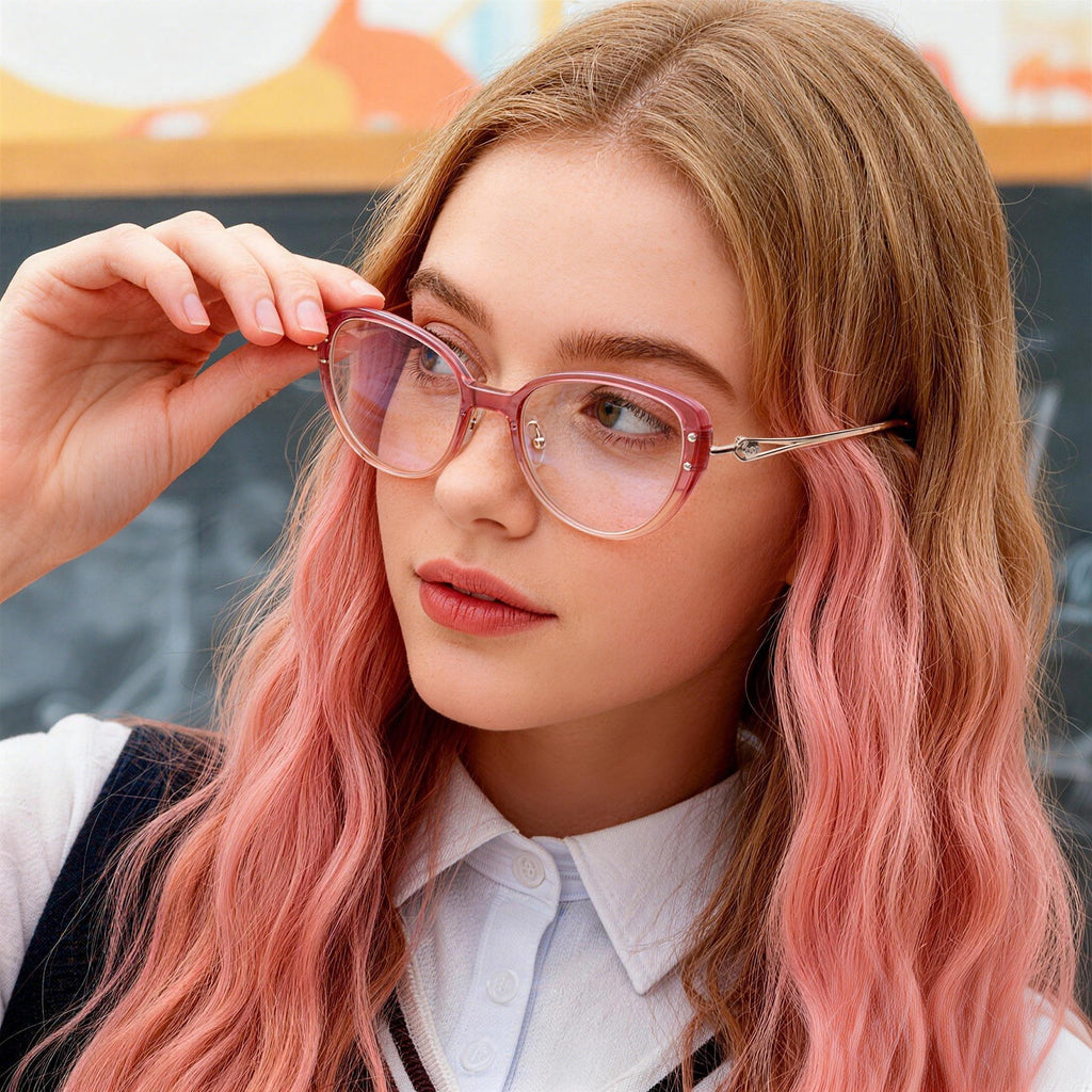 Sparkle Retro Cat Eye Eyeglasses