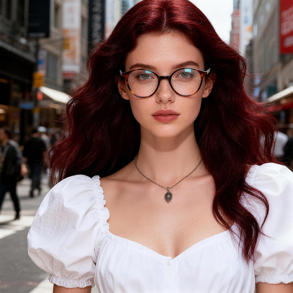 Women's Round Anti Blue Light Glasses