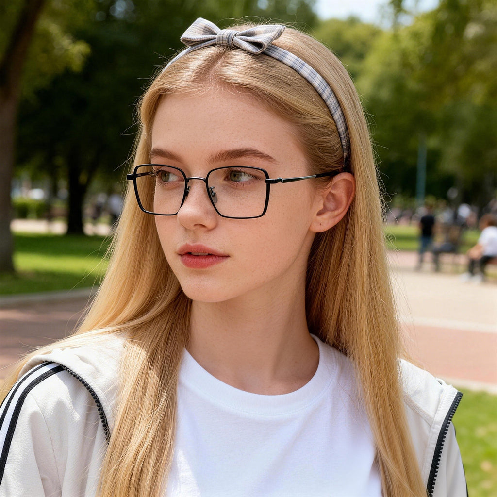 Slim Metal Eyeglass Frames for Business